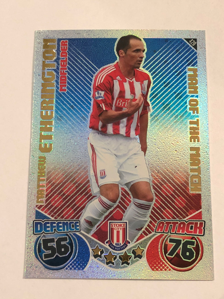 420. MATTHEW ETHERINGTON - STOKE CITY - MAN OF THE MATCH