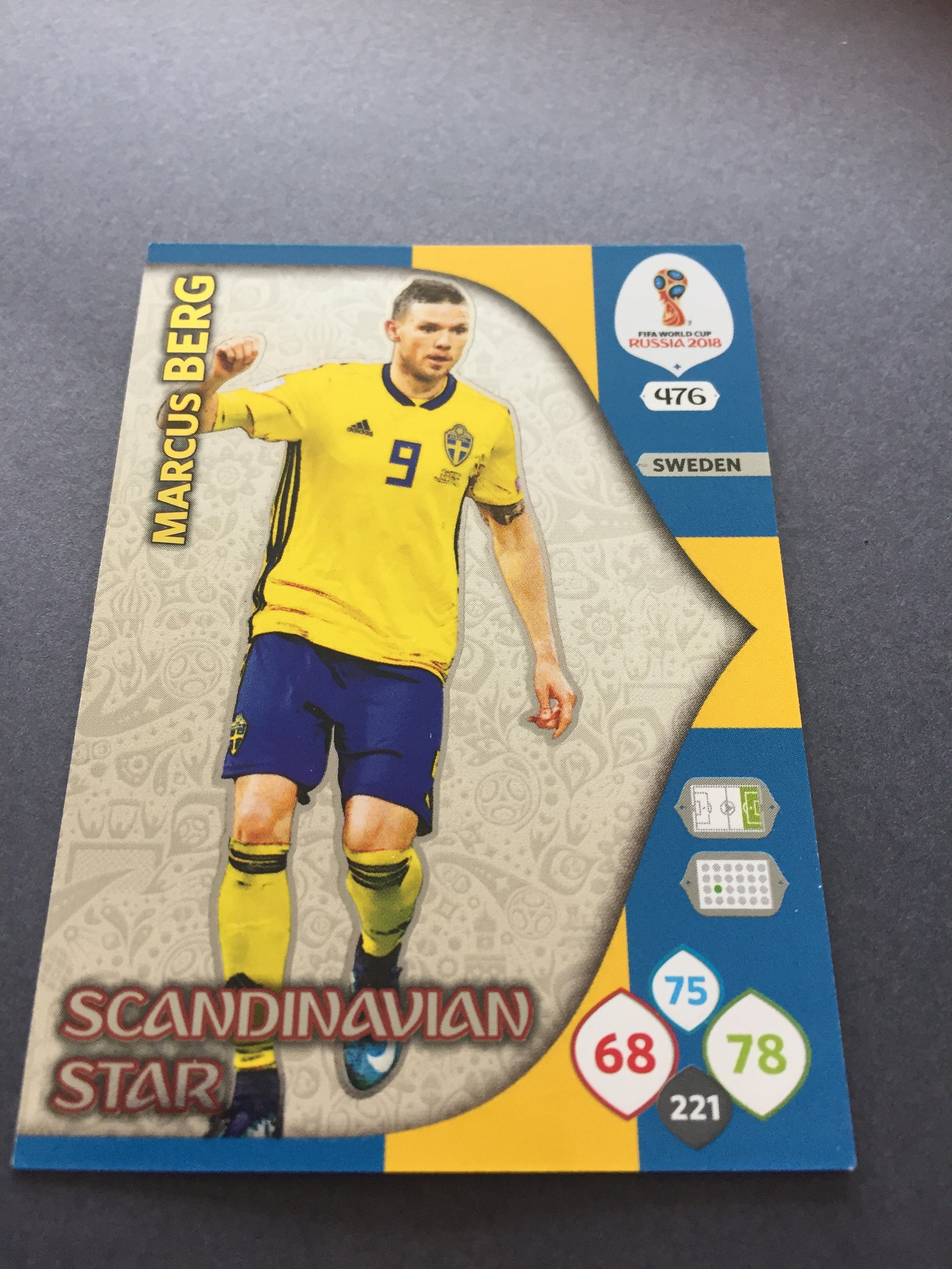 476. MARCUS BERG - SWEDEN - SCANDINAVIAN STAR