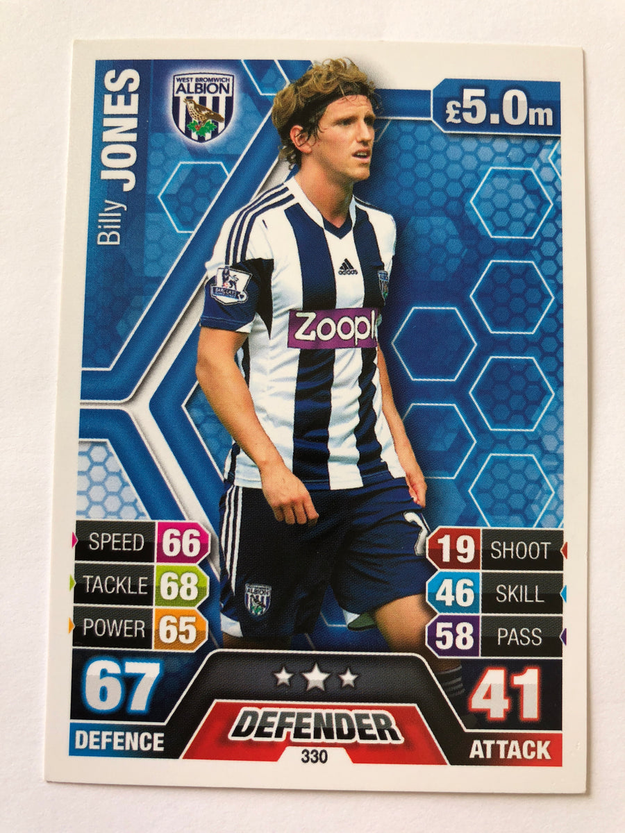 330. BILLY JONES - WEST BROMWICH ALBION