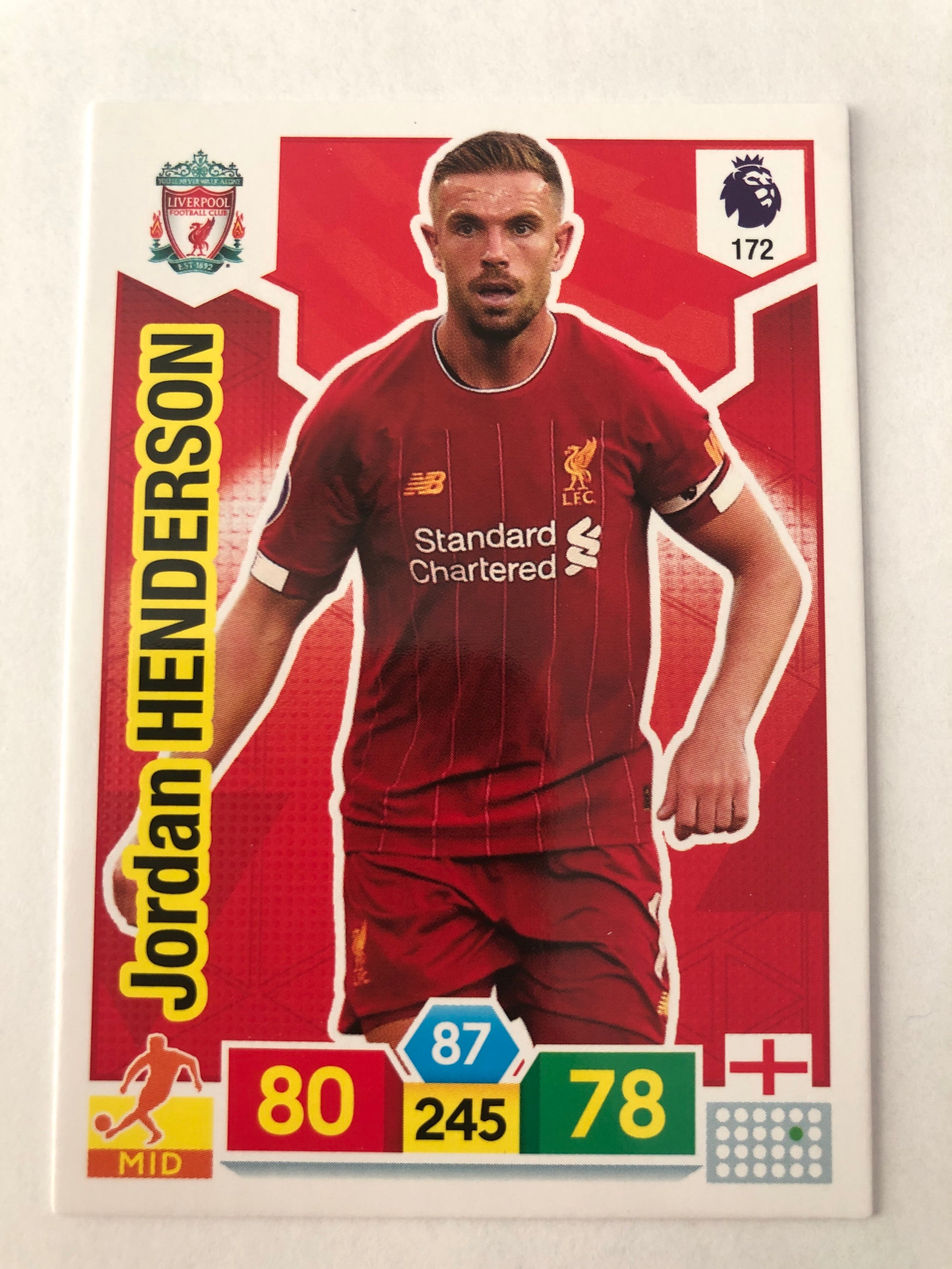 172. JORDAN HENDERSON - LIVERPOOL