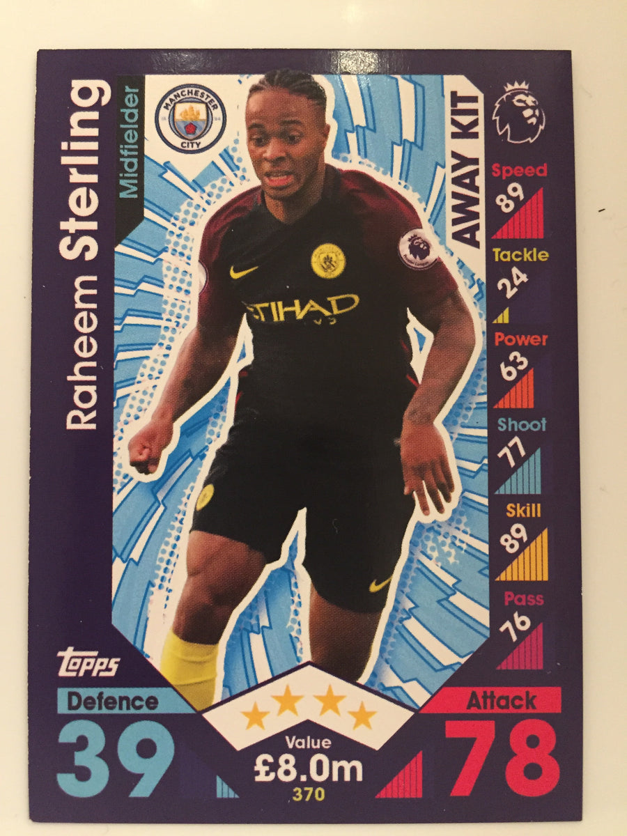 370. RAHEEM STERLING - MANCHESTER CITY - AWAY KIT
