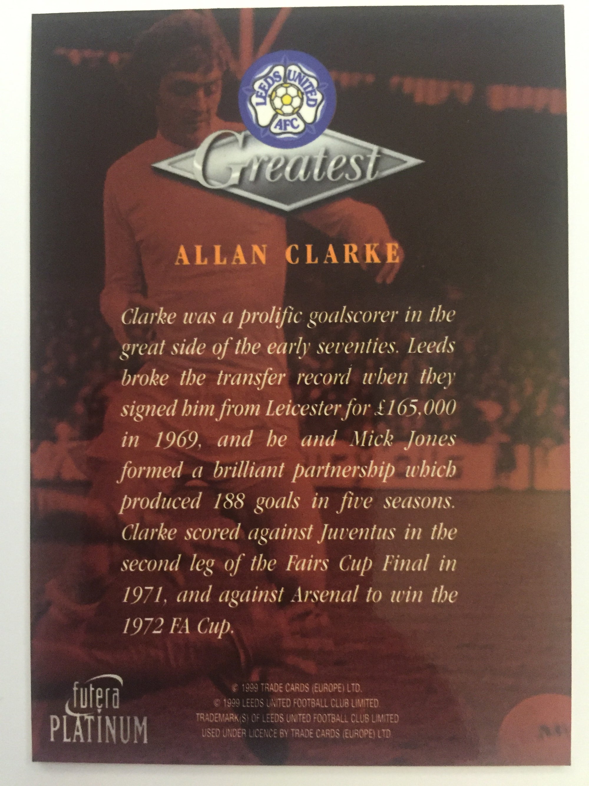 ALLAN CLARKE - LEEDS UNITED