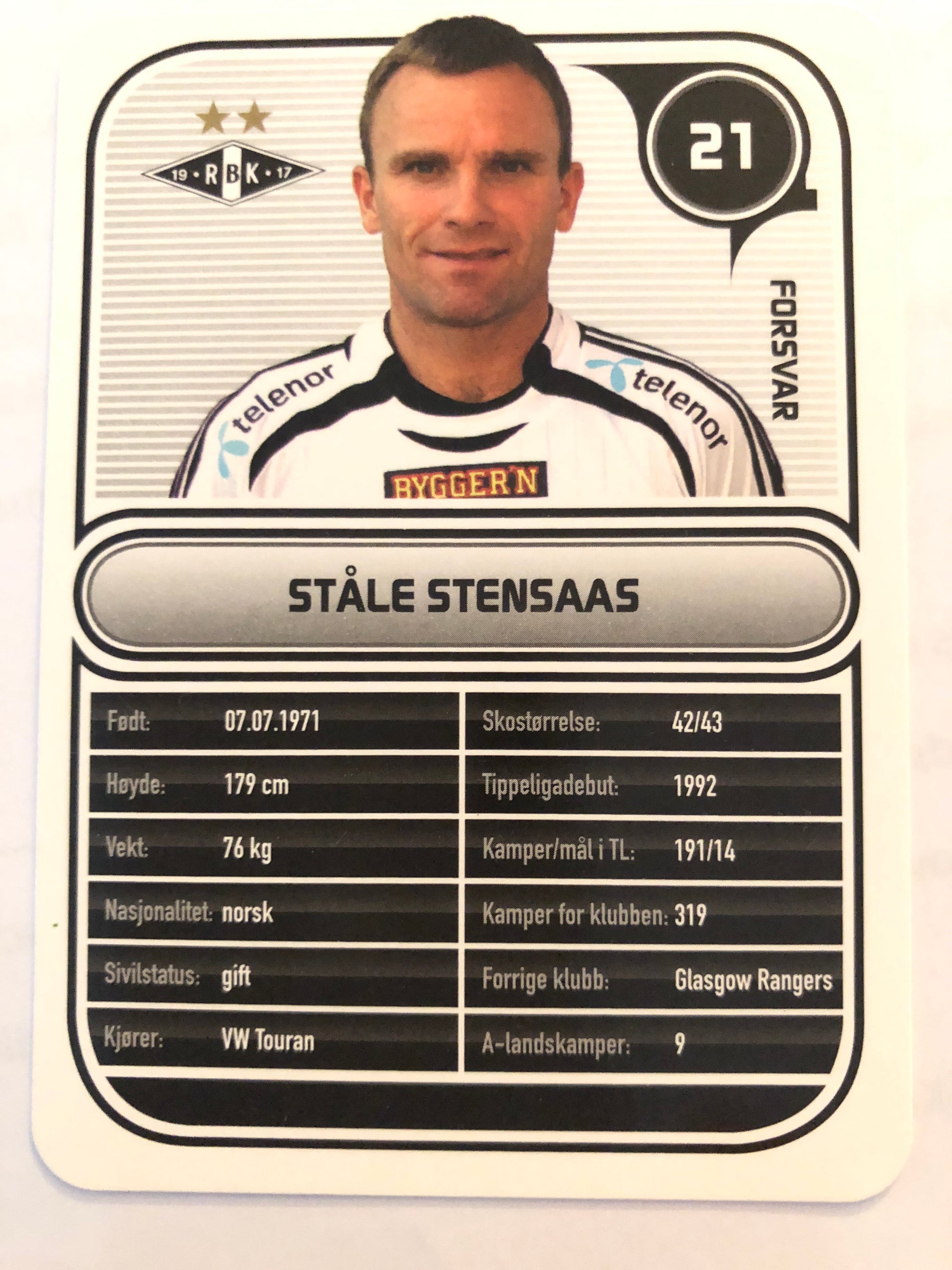 ROSENBORG 021. STÅLE STENSAAS