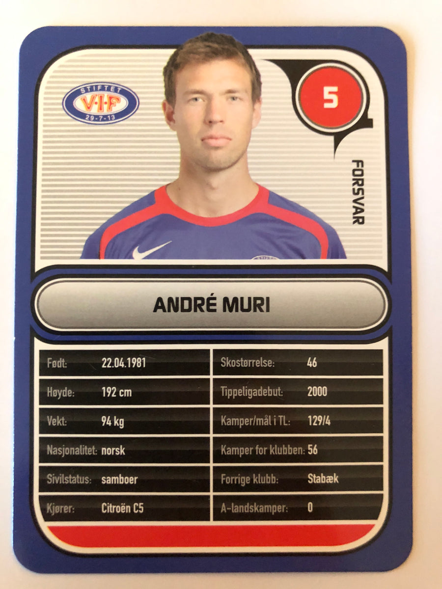 VÅLERENGA 005. ANDRÉ MURI
