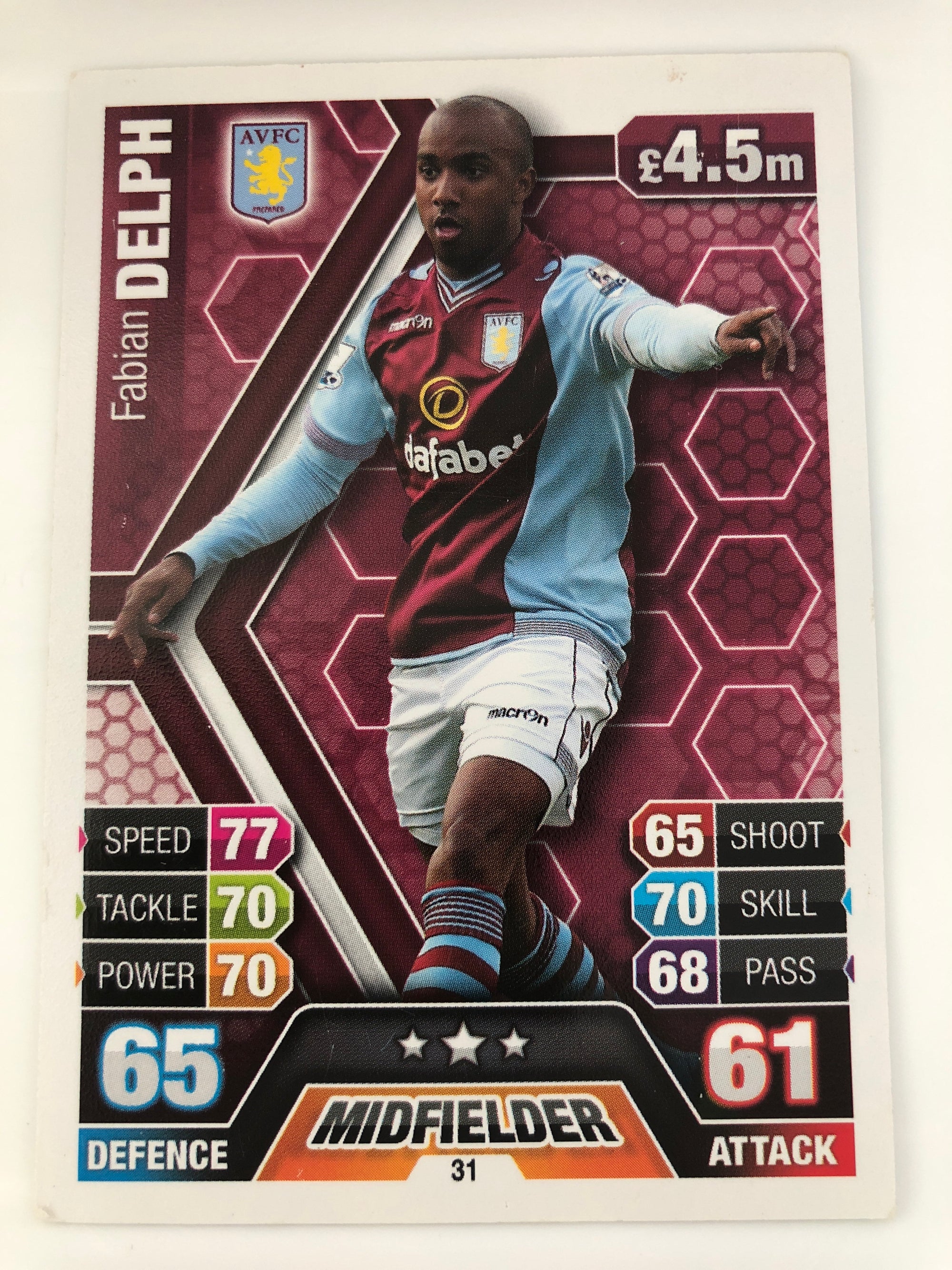 031. FABIAN DELPH - ASTON VILLA