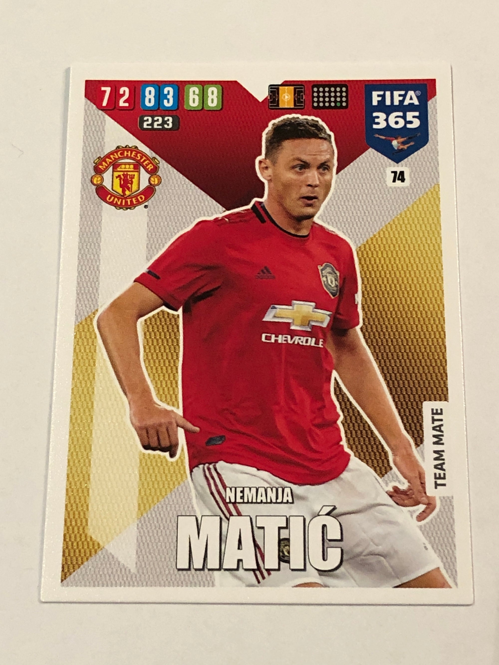 074. NEMANJA MATIC - MANCHESTER UNITED - TEAM MATE