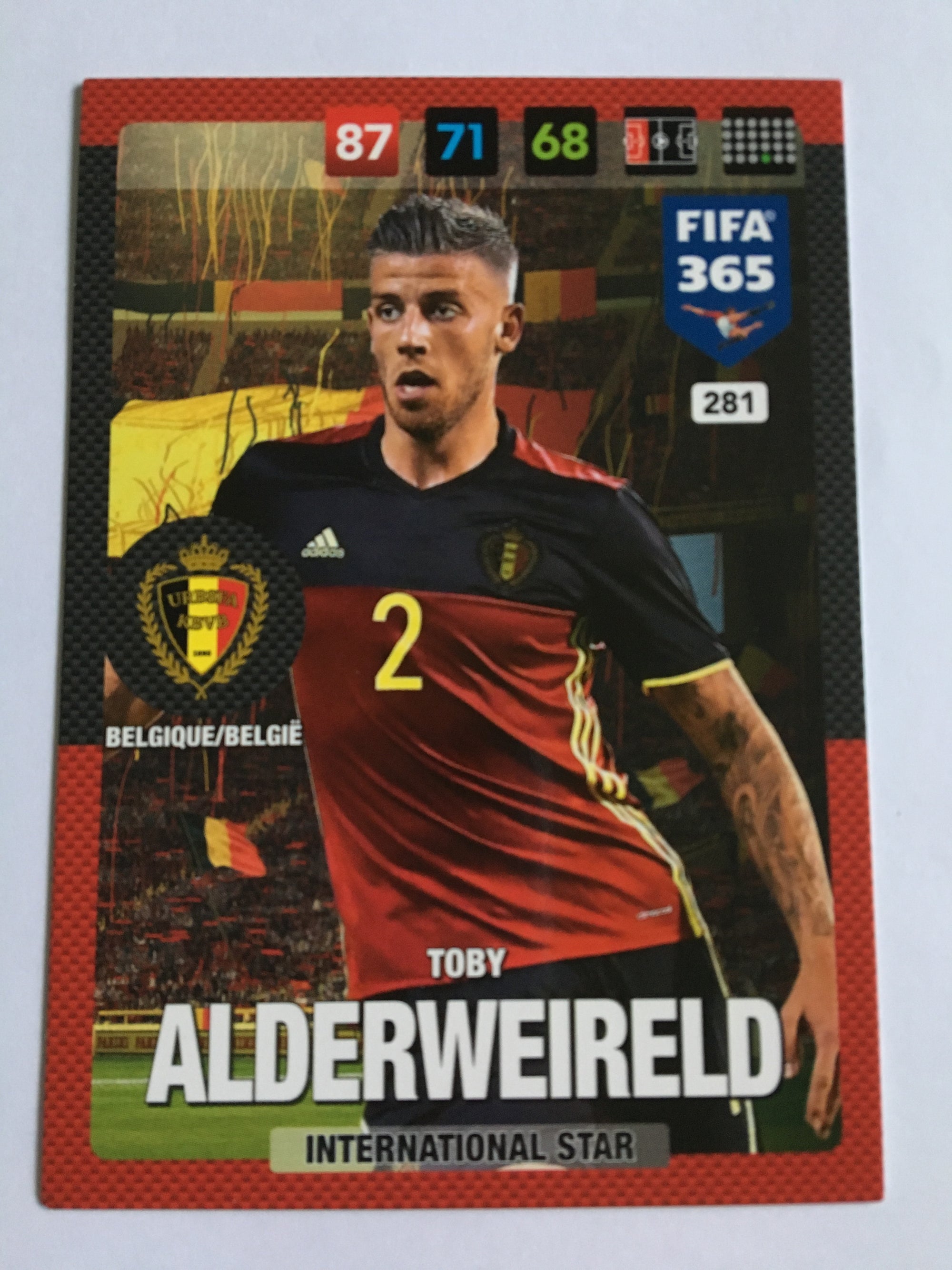 281. TOBY ALDERWEIRELD - BELGIQUE/BELGIË