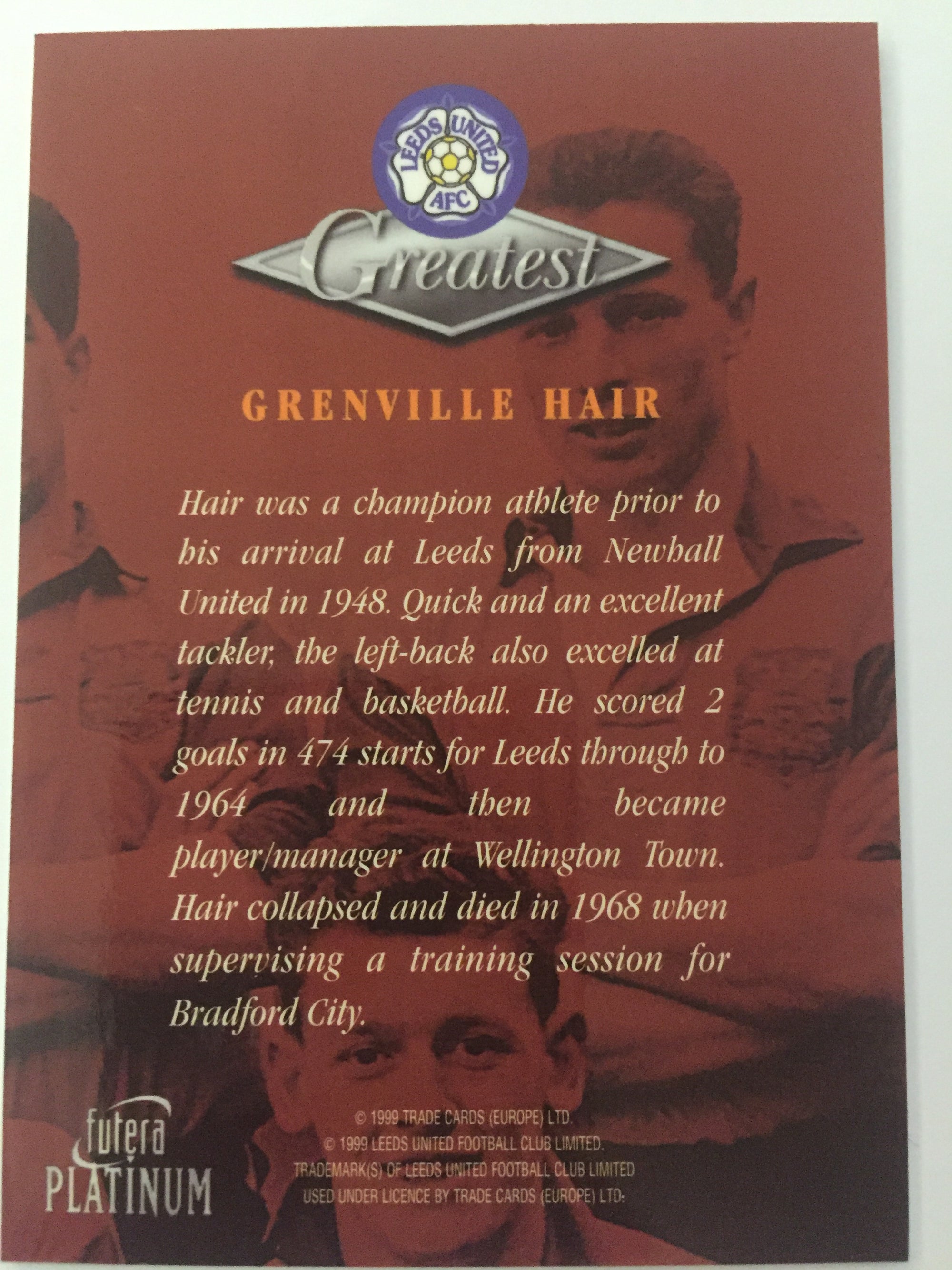GRENVILLE HAIR - LEEDS UNITED