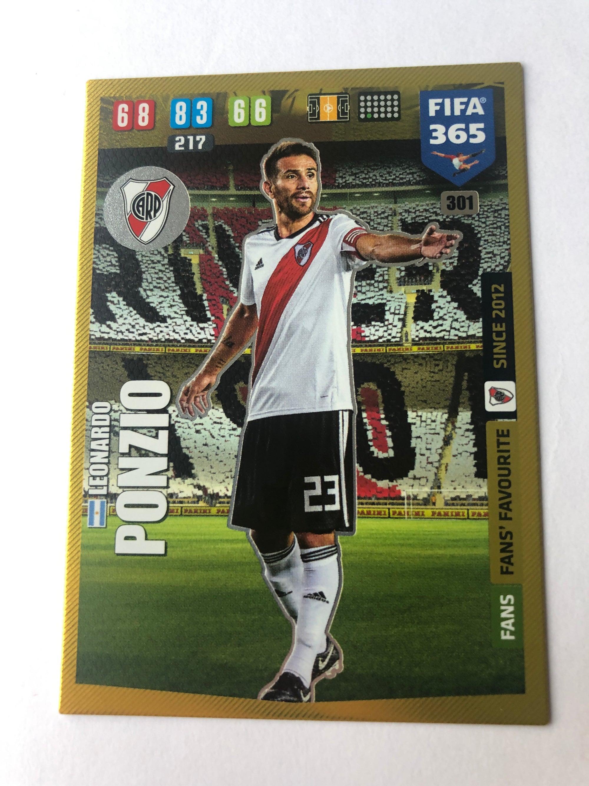 301. LEONARDO PONZIO - RIVER PLATE - FANS FANS’ FAVOURITE