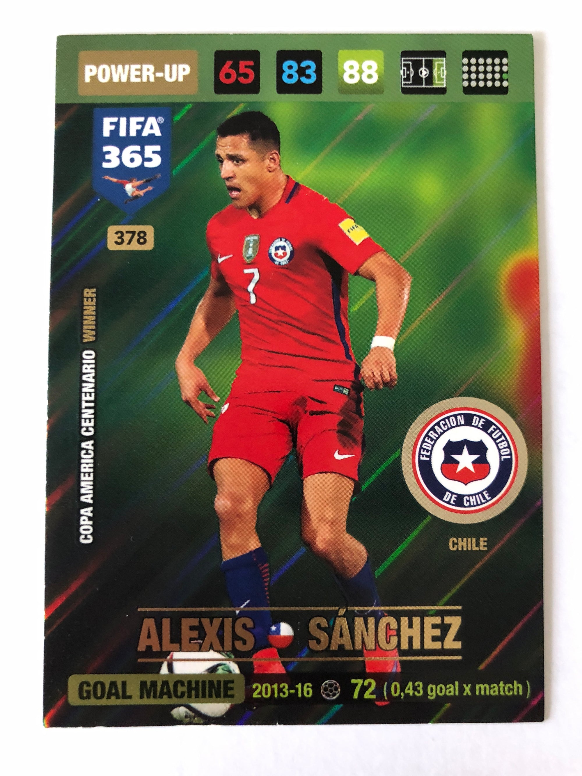 378. ALEXIS SÁNCHEZ - CHILE - POWER-UP - GOAL MACHINE