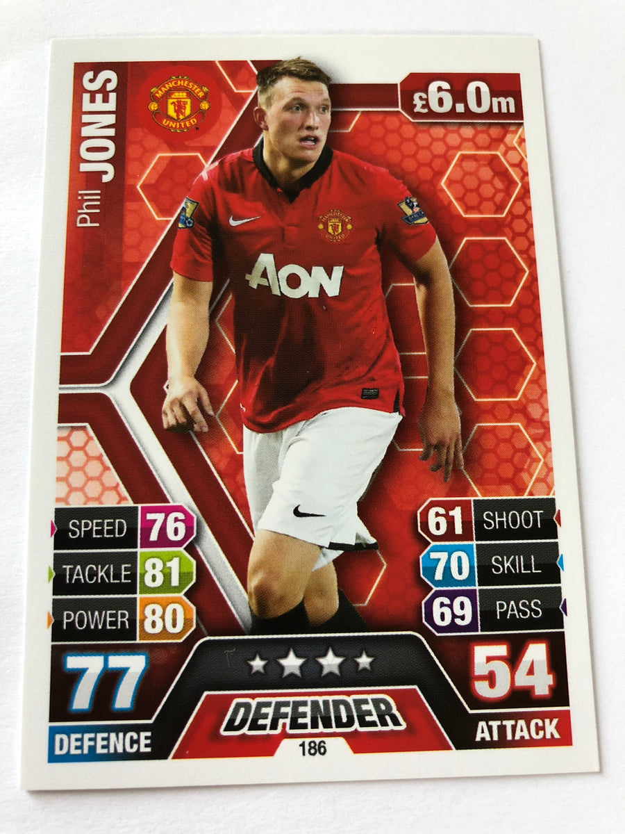 186. PHIL JONES - MANCHESTER UNITED