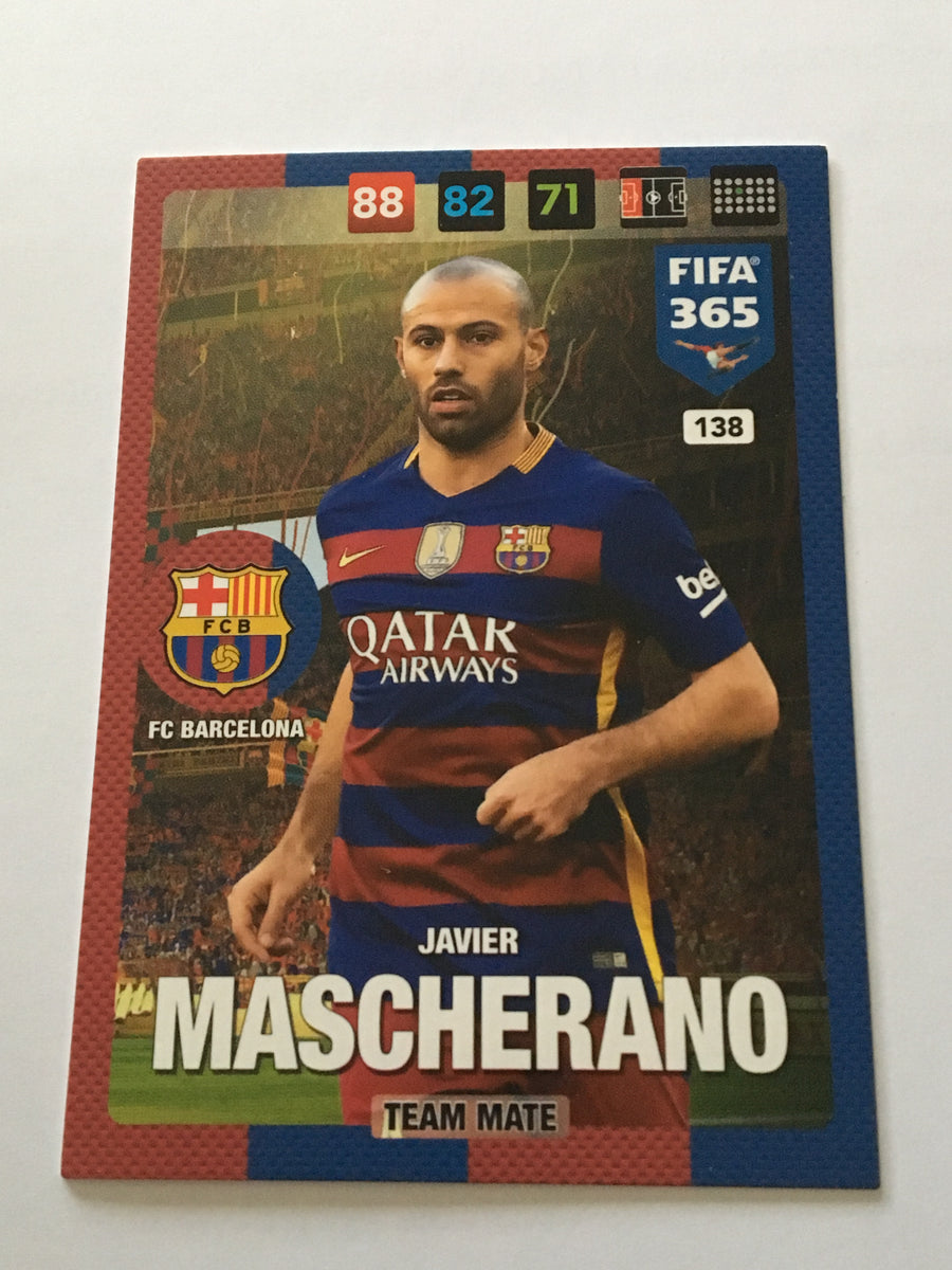 138. JAVIER MASCHERANO - FC BARCELONA - TEAM MATE