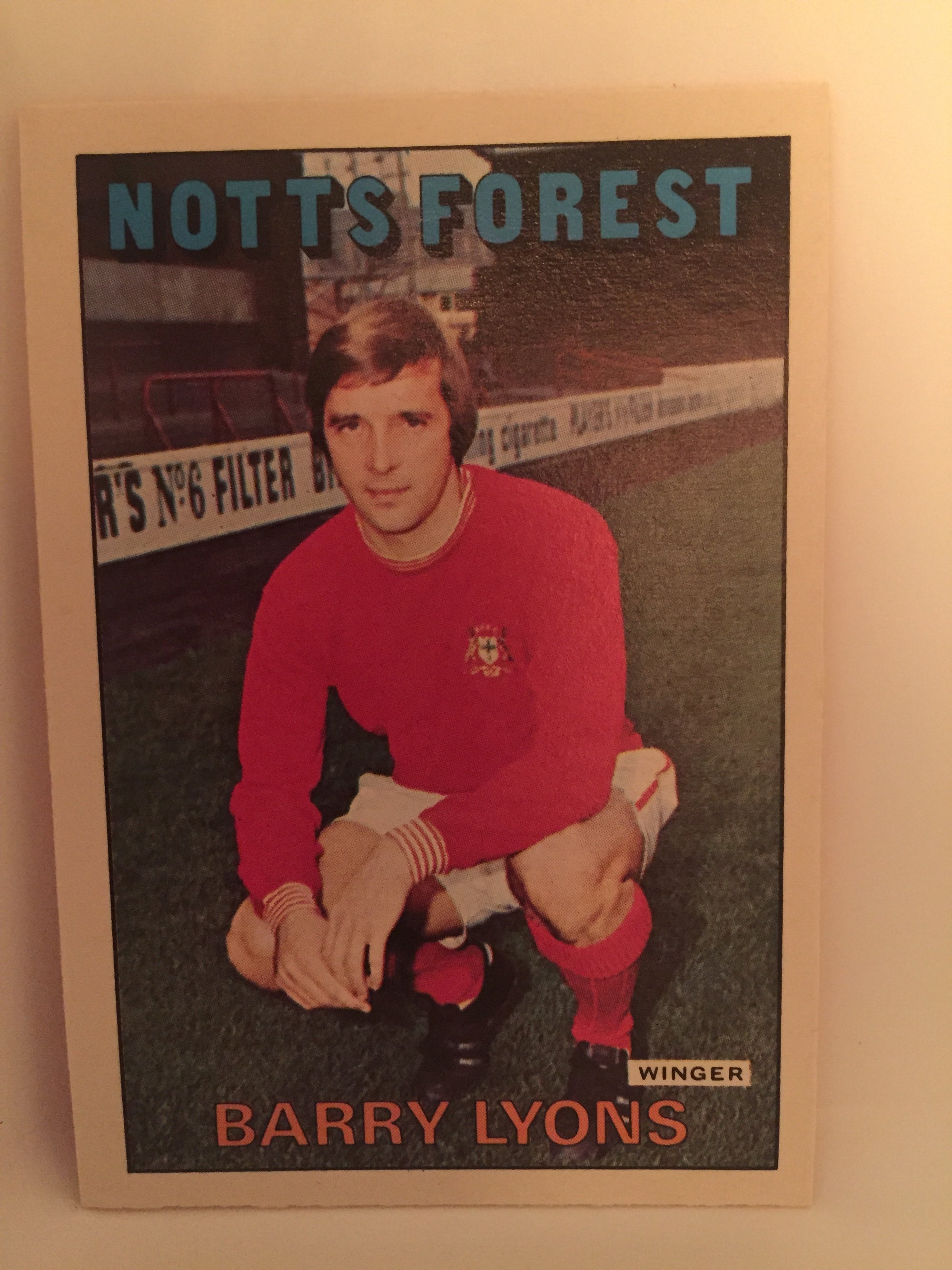 062. BARRY LYONS - NOTTINGHAM FOREST