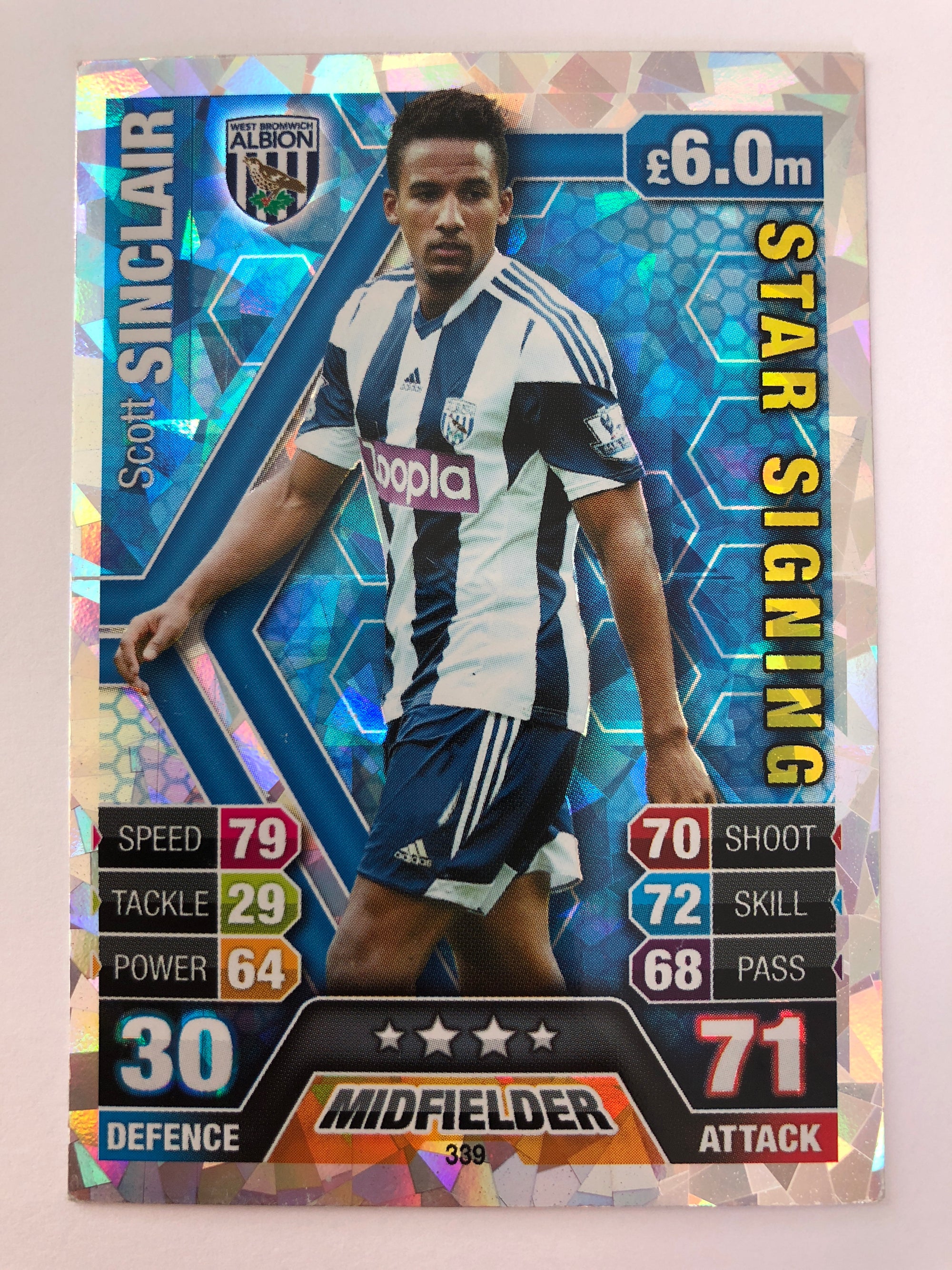 339. SCOTT SINCLAIR - WEST BROMWICH ALBION