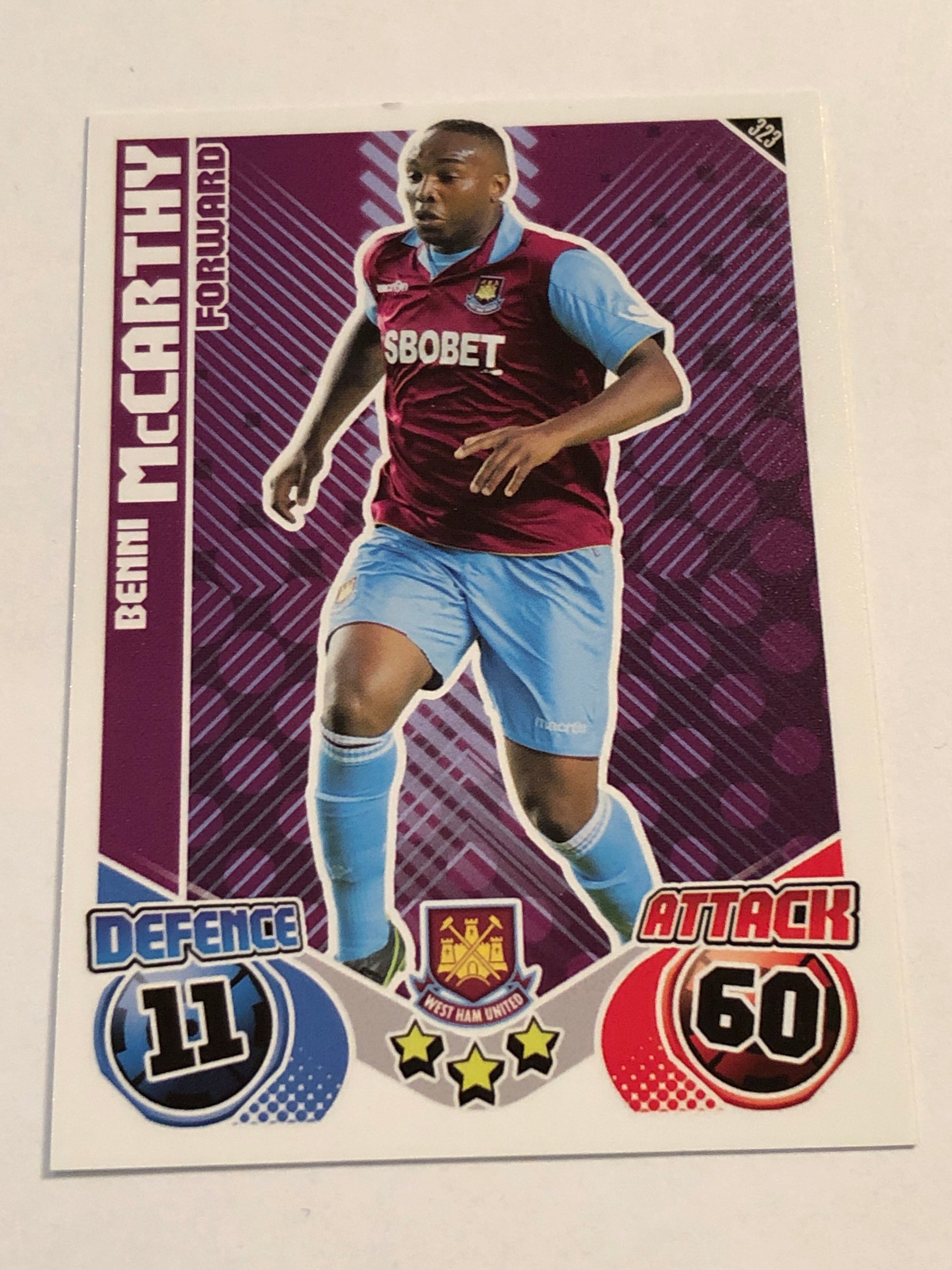 323. BENNI MCCARTHY - WEST HAM UNITED