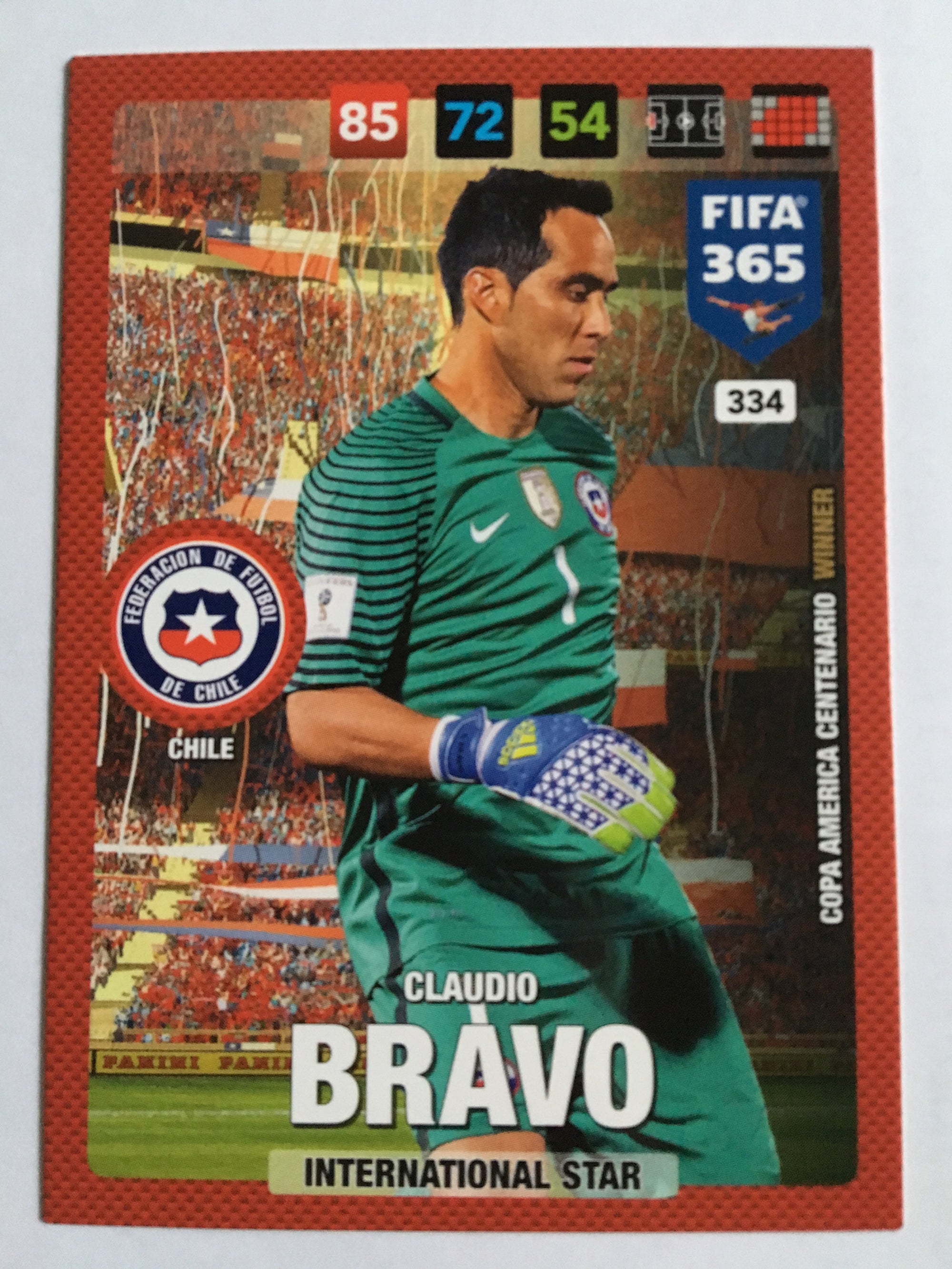 334. CLAUDIO BRAVO - CHILE - INTERNATIONAL STAR