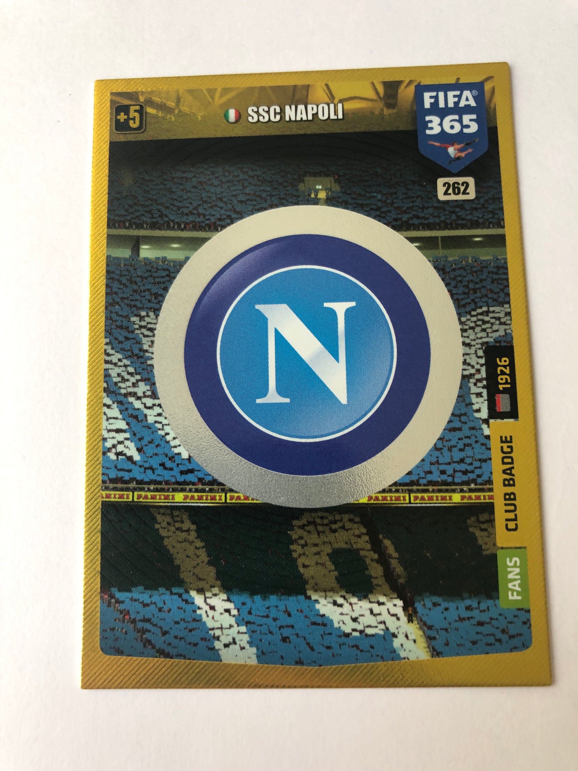 262. NAPOLI - FANS CLUB BADGE