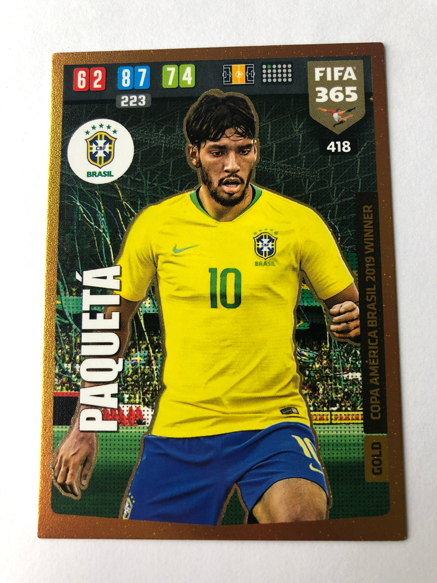 418. PAQUETA - BRASIL - GOLD COPA AMERICS BRASIL 2019 WINNER