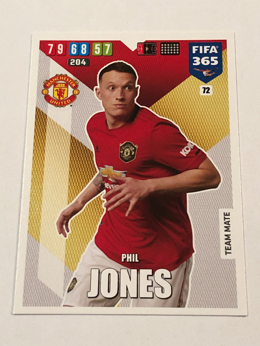 072. PHIL JONES - MANCHESTER UNITED - TEAM MATE