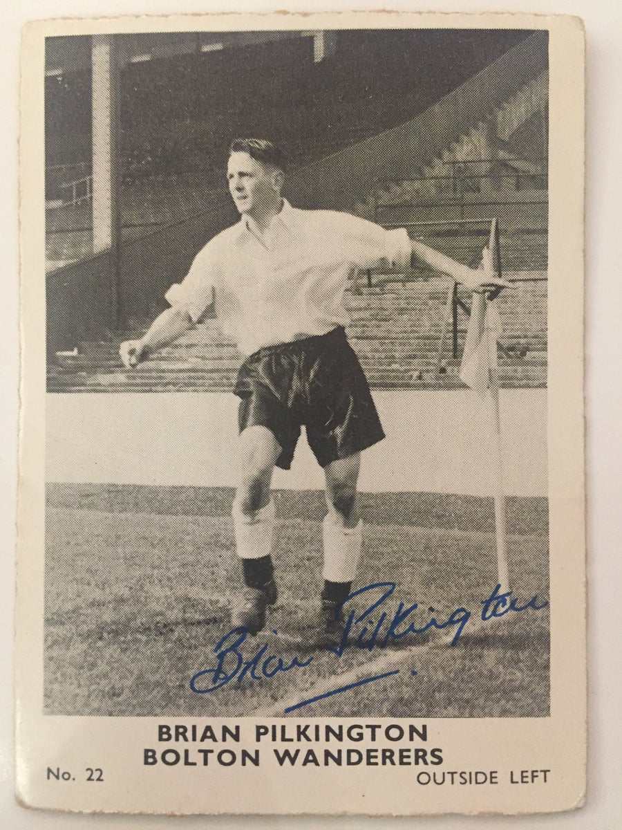 022. BRIAN PILKINGTON - BOLTON WANDERERS