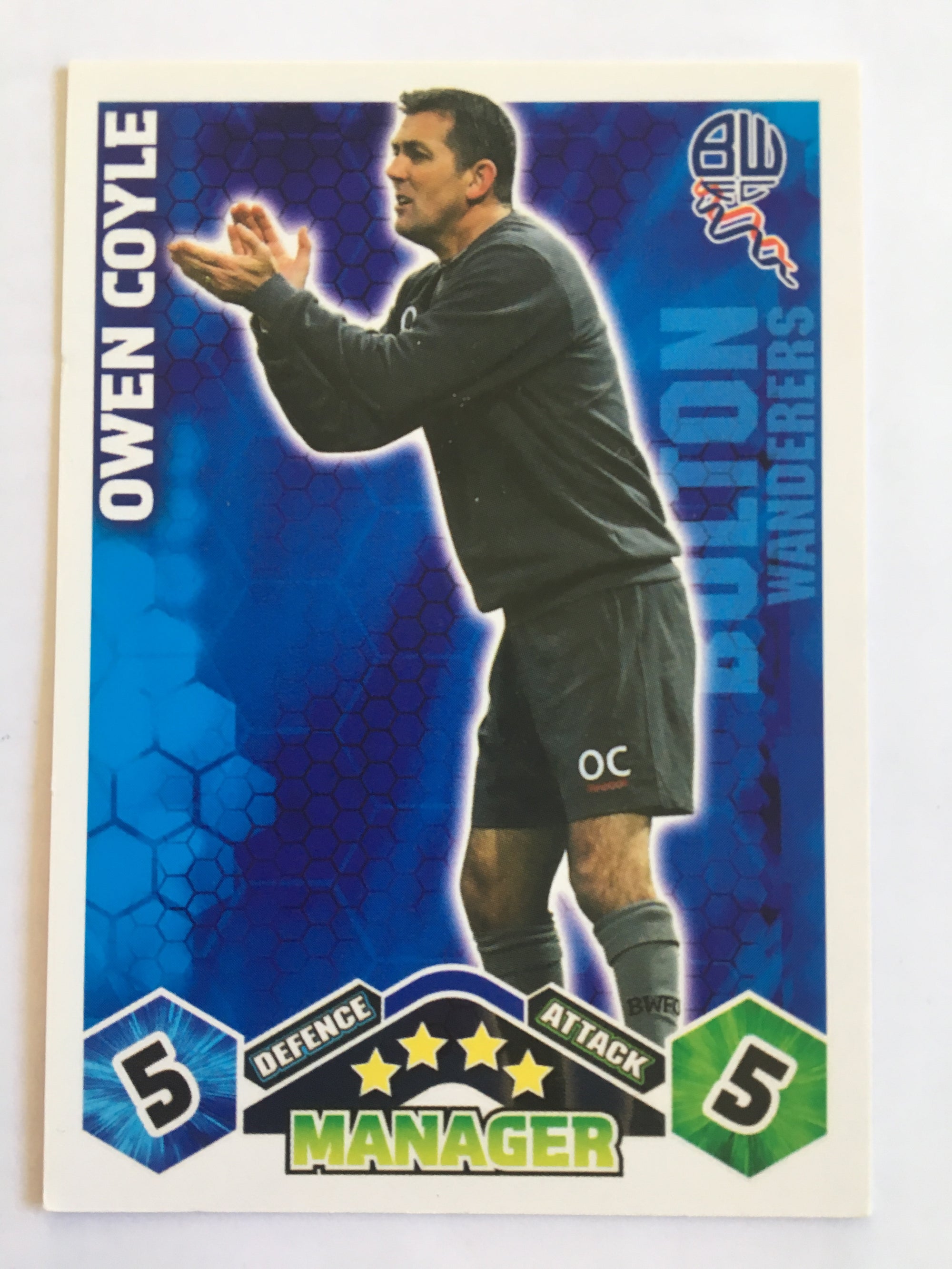 MA035. OWEN COYLE - BOLTON WANDERERS - MANAGER