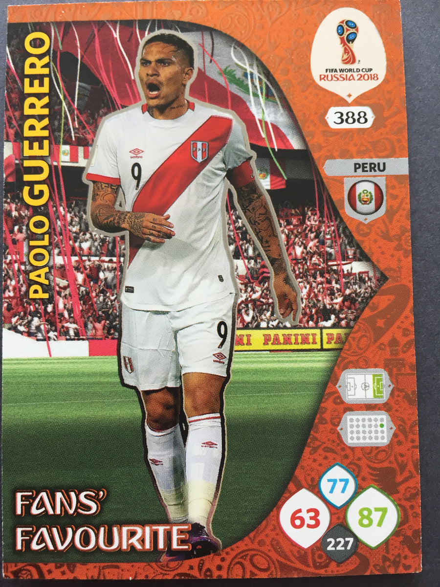 388. PAOLO GUERRERO - PERU - FANS FAVOURITE