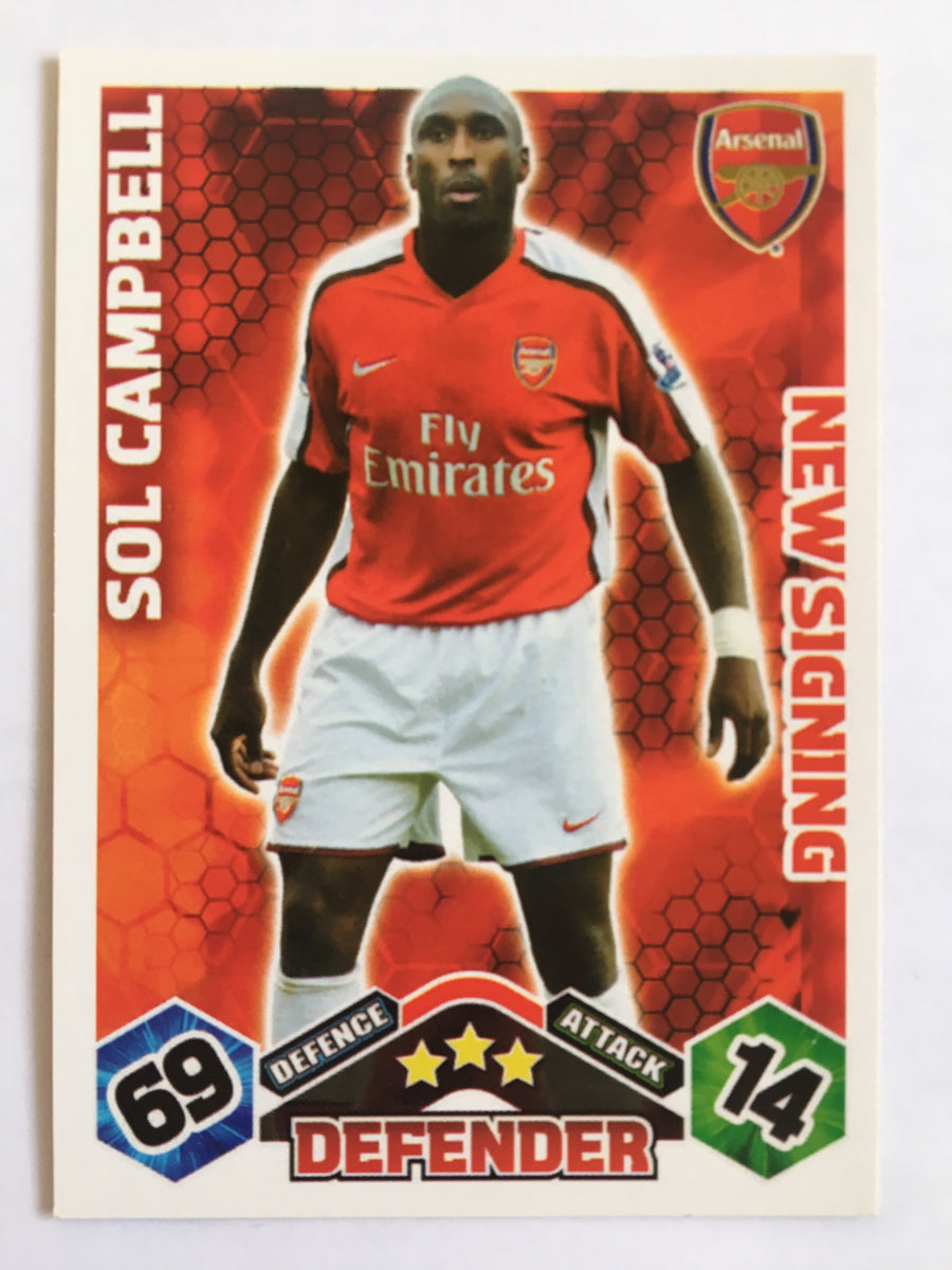 NS007. SOL CAMPBELL - ARSENAL - NEW SIGNING