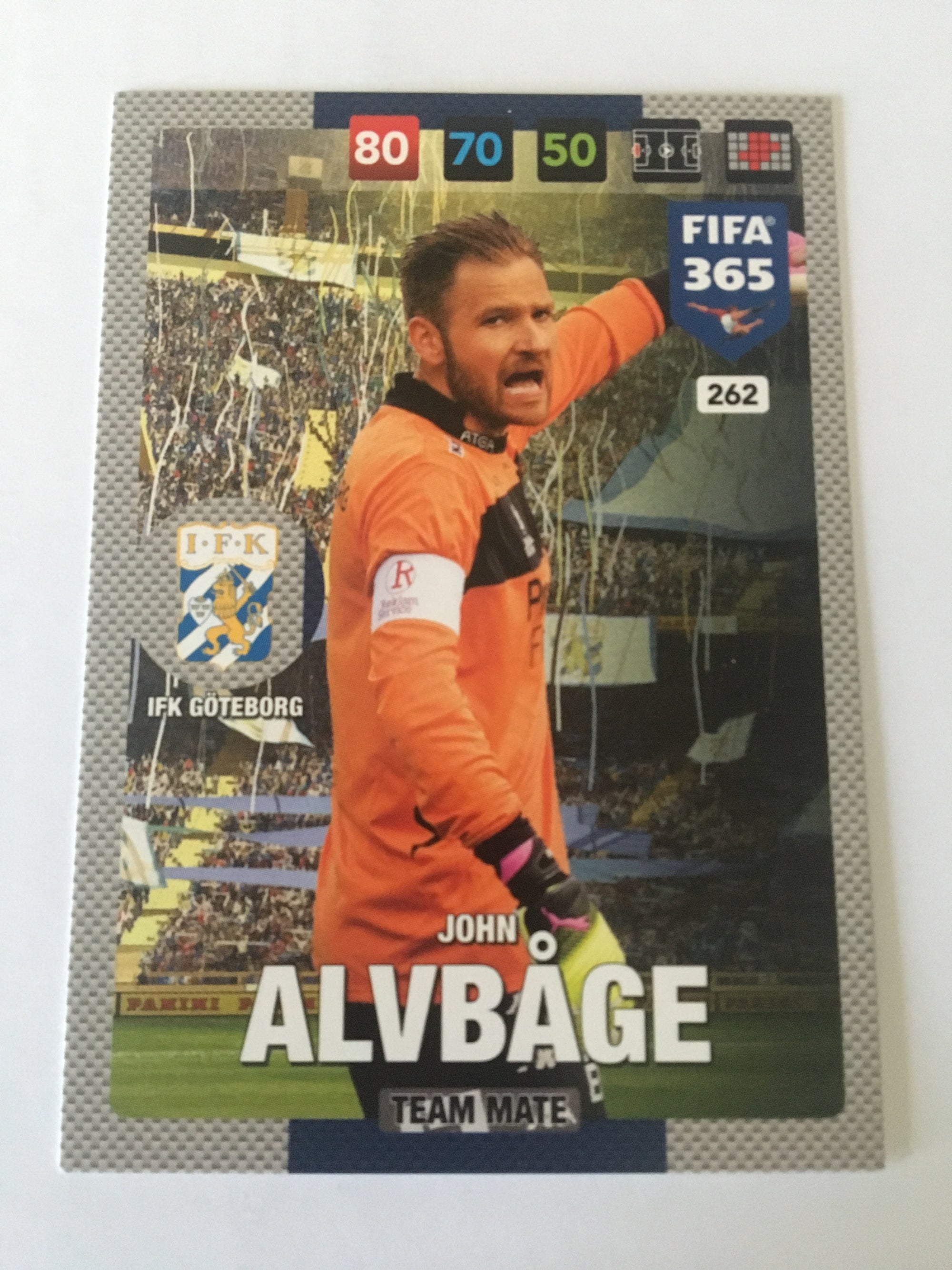 262. JOHN ALVBÅGE - IFK GÖTEBORG - TEAM MATE