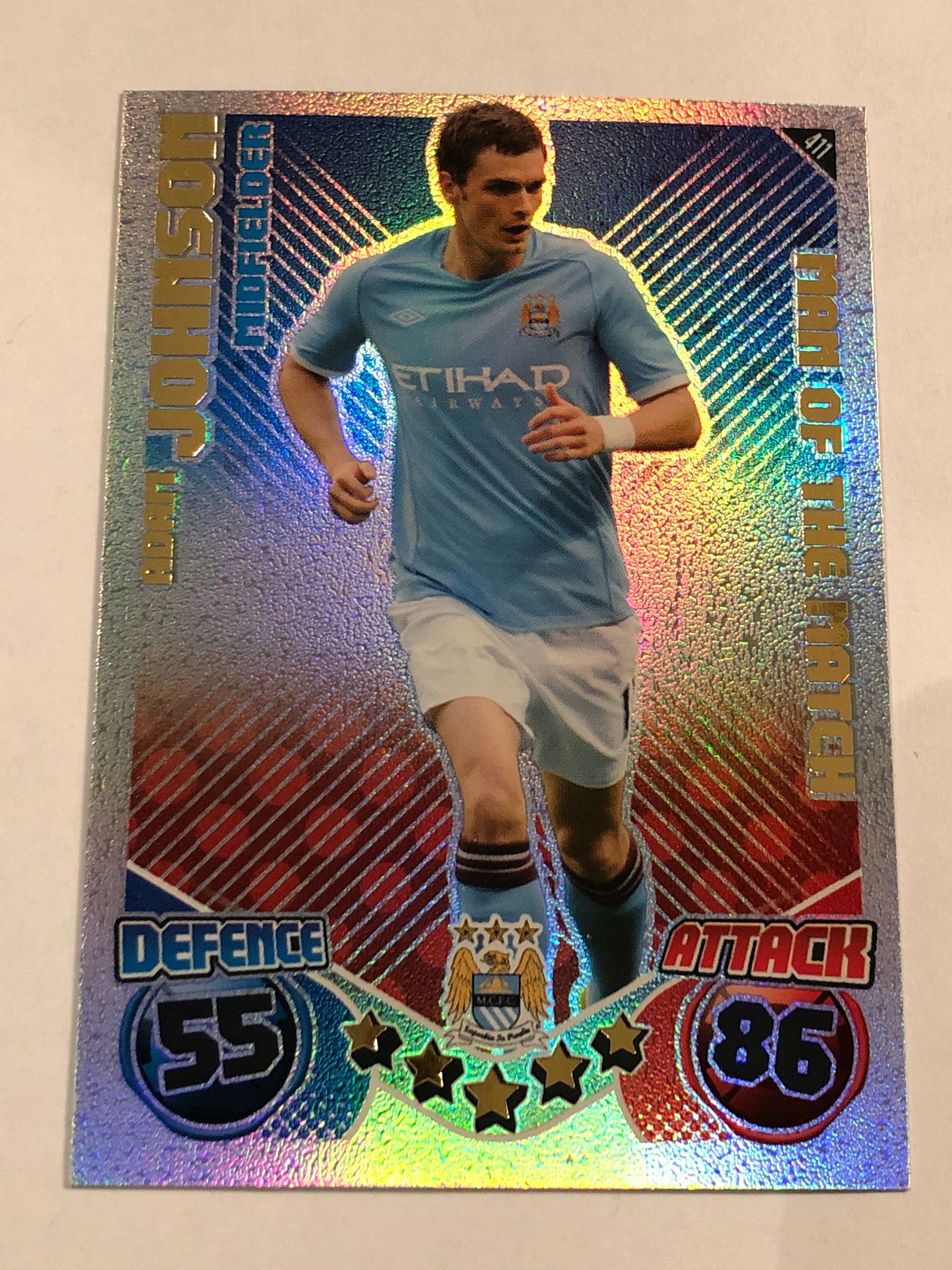 411. ADAM JOHNSON - MANCHESTER CITY - MAN OF THE MATCH