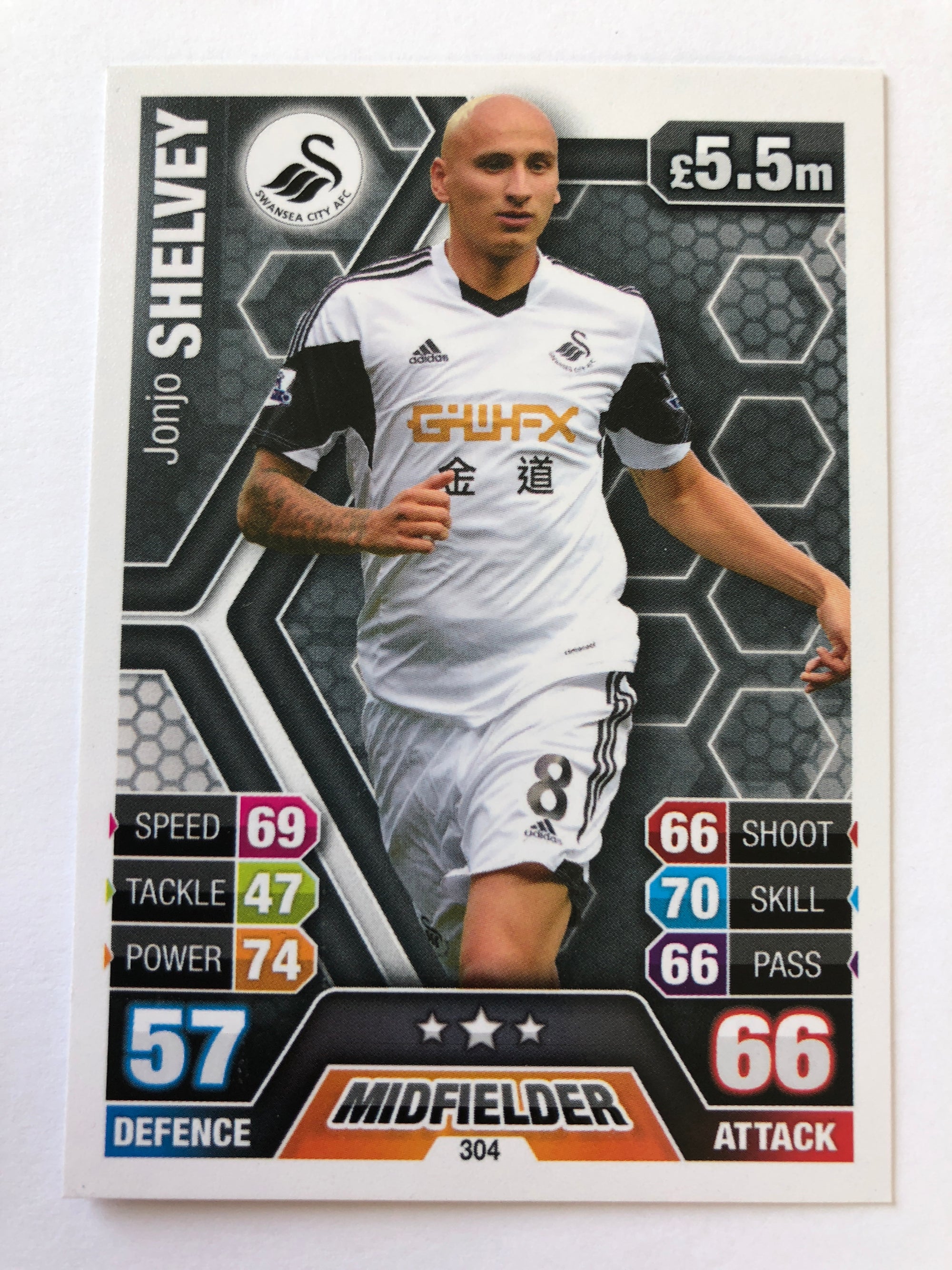 304. JONJO SHELVEY - SWANSEA CITY