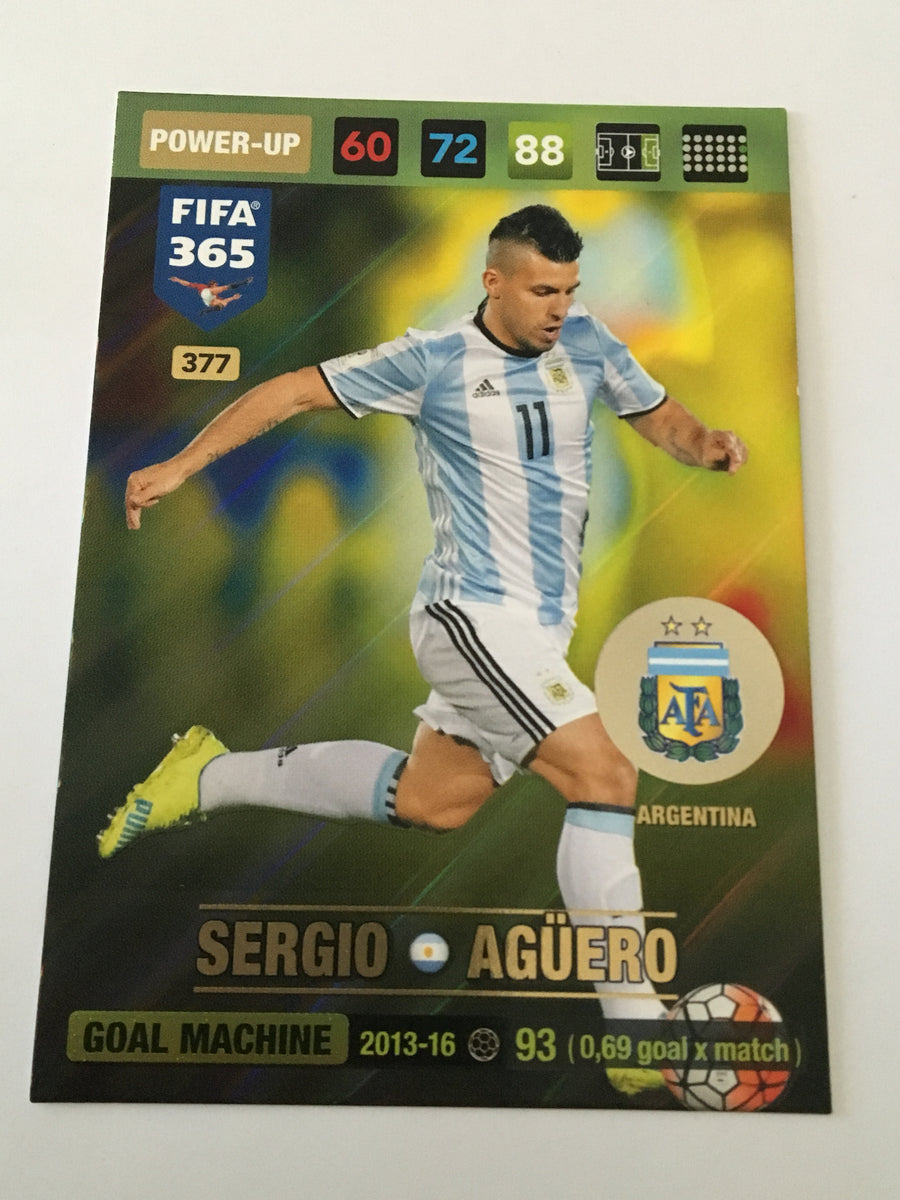377. SERGIO AGÜERO - ARGENTINA - POWER-UP - GOAL MACHINE