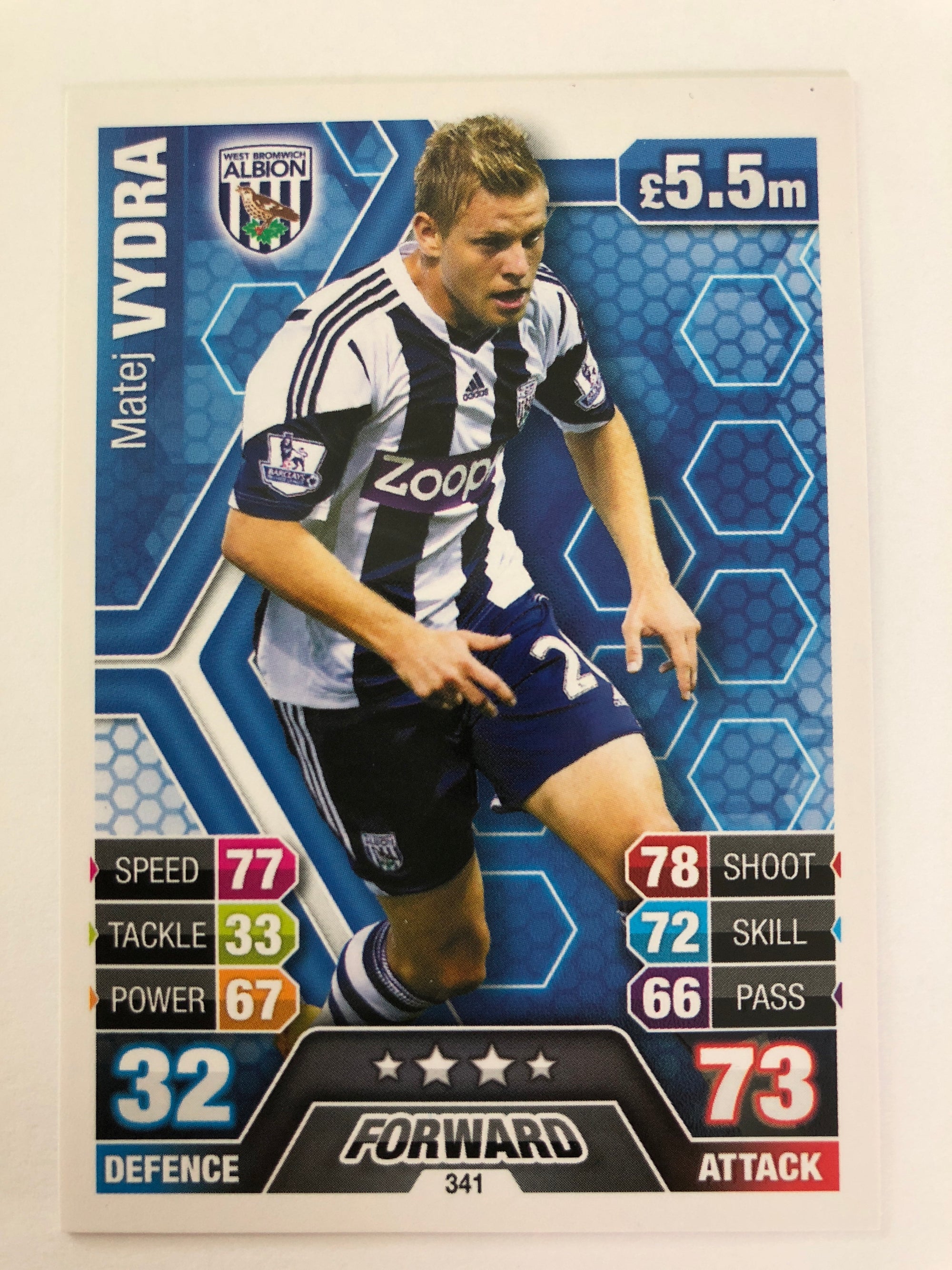 341. MATEJ VYDRA - WEST BROMWICH ALBION