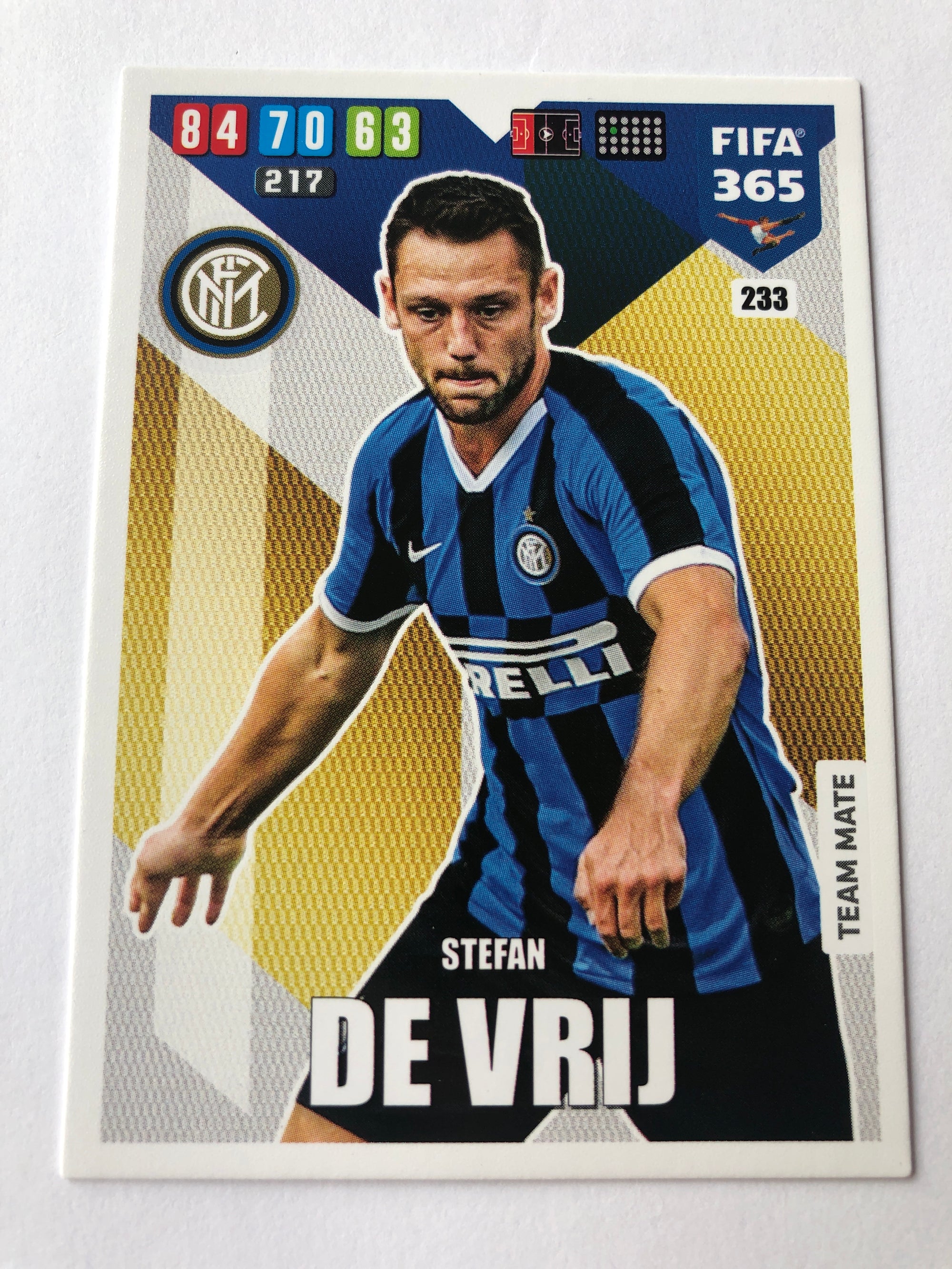 233. STEFAN DE VRIJ - INTER - TEAM MATE