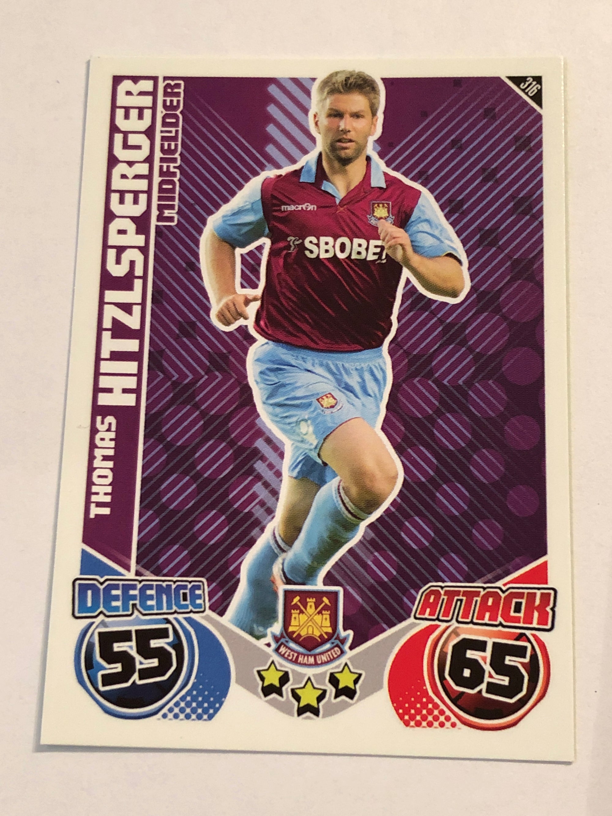 316. THOMAS HITZLSPERGER - WEST HAM UNITED