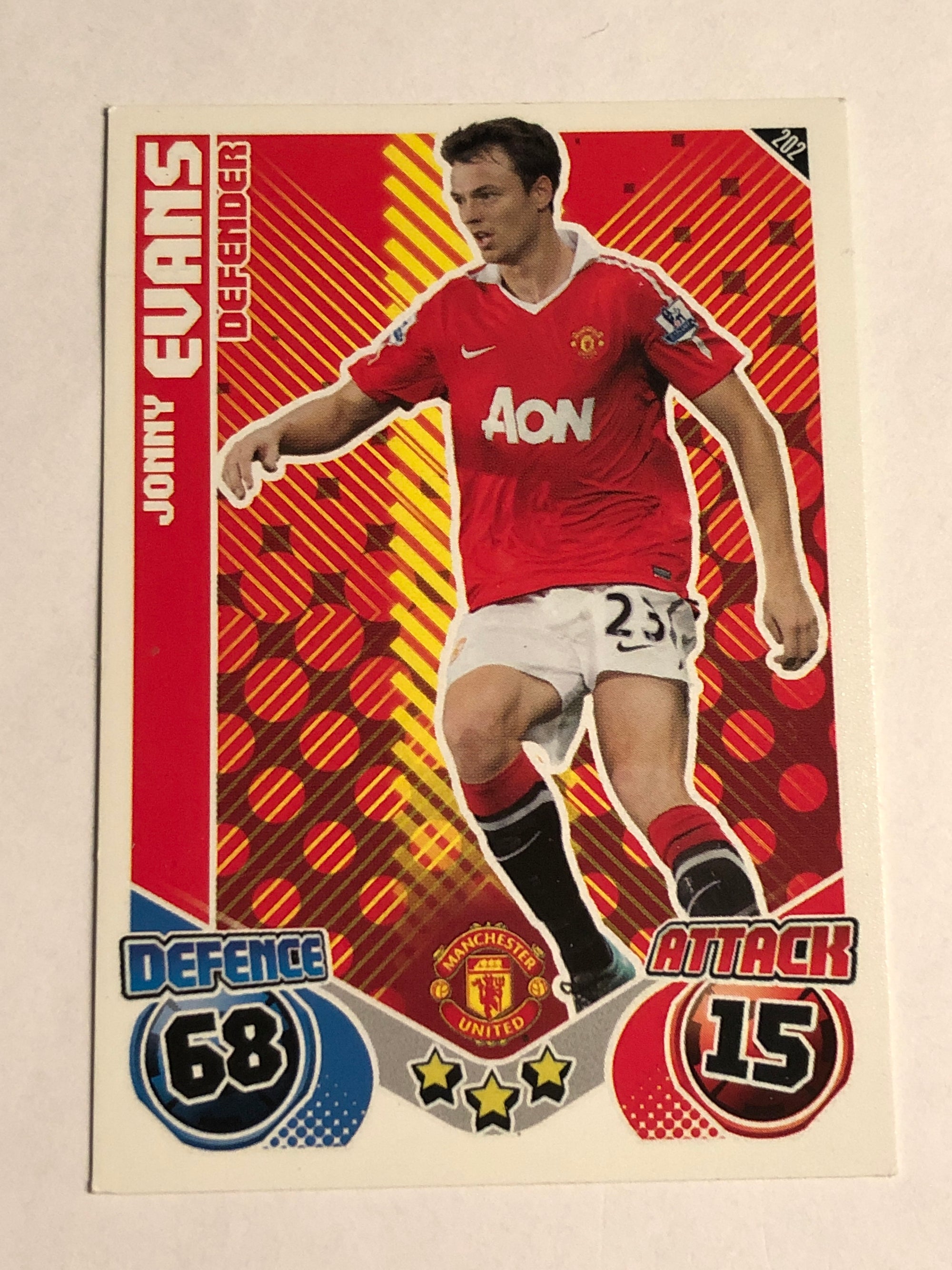 202. JONNY EVANS - MANCHESTER UNITED