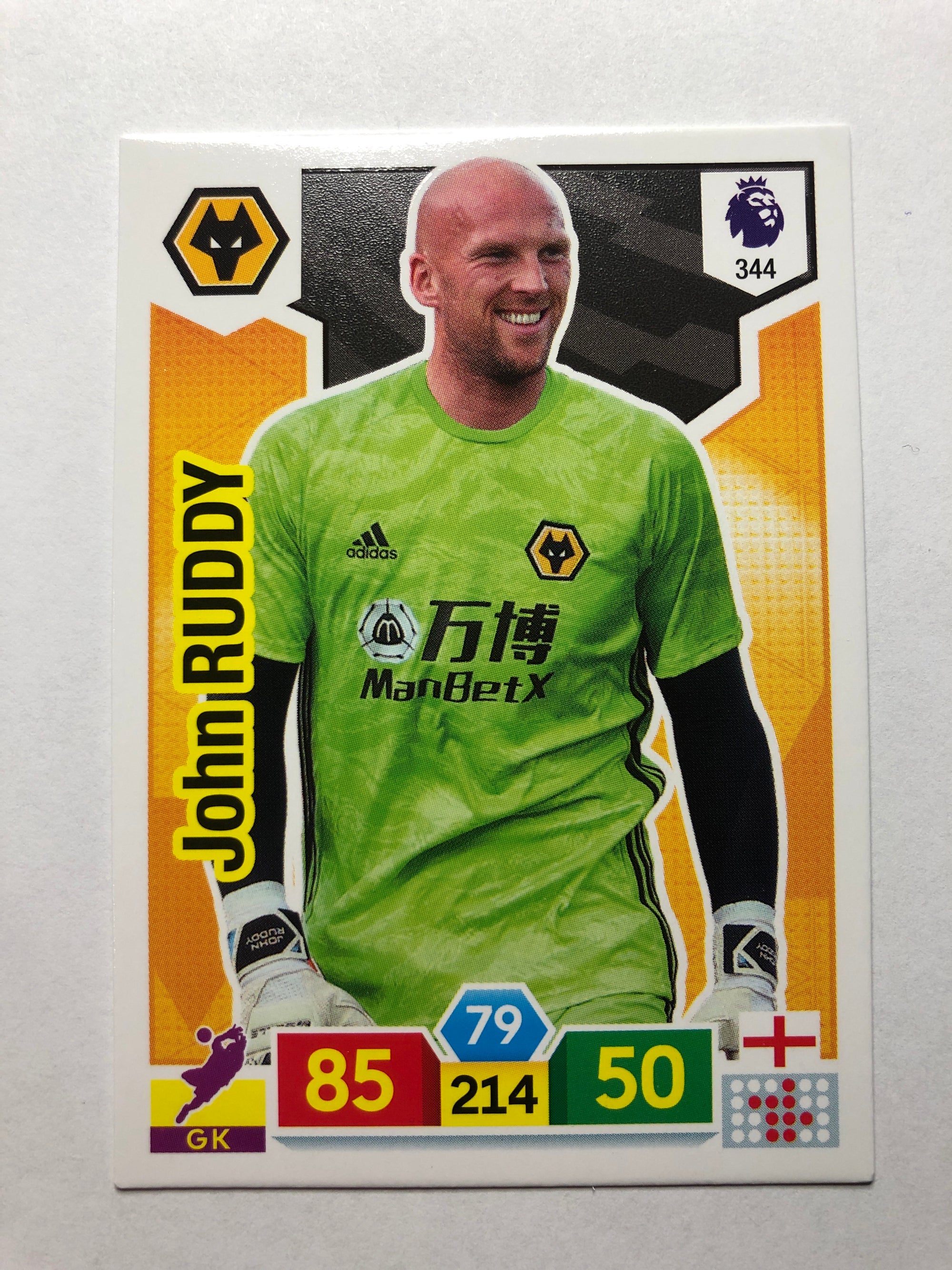 344. JOHN RUDDY - WOLVERHAMPTON