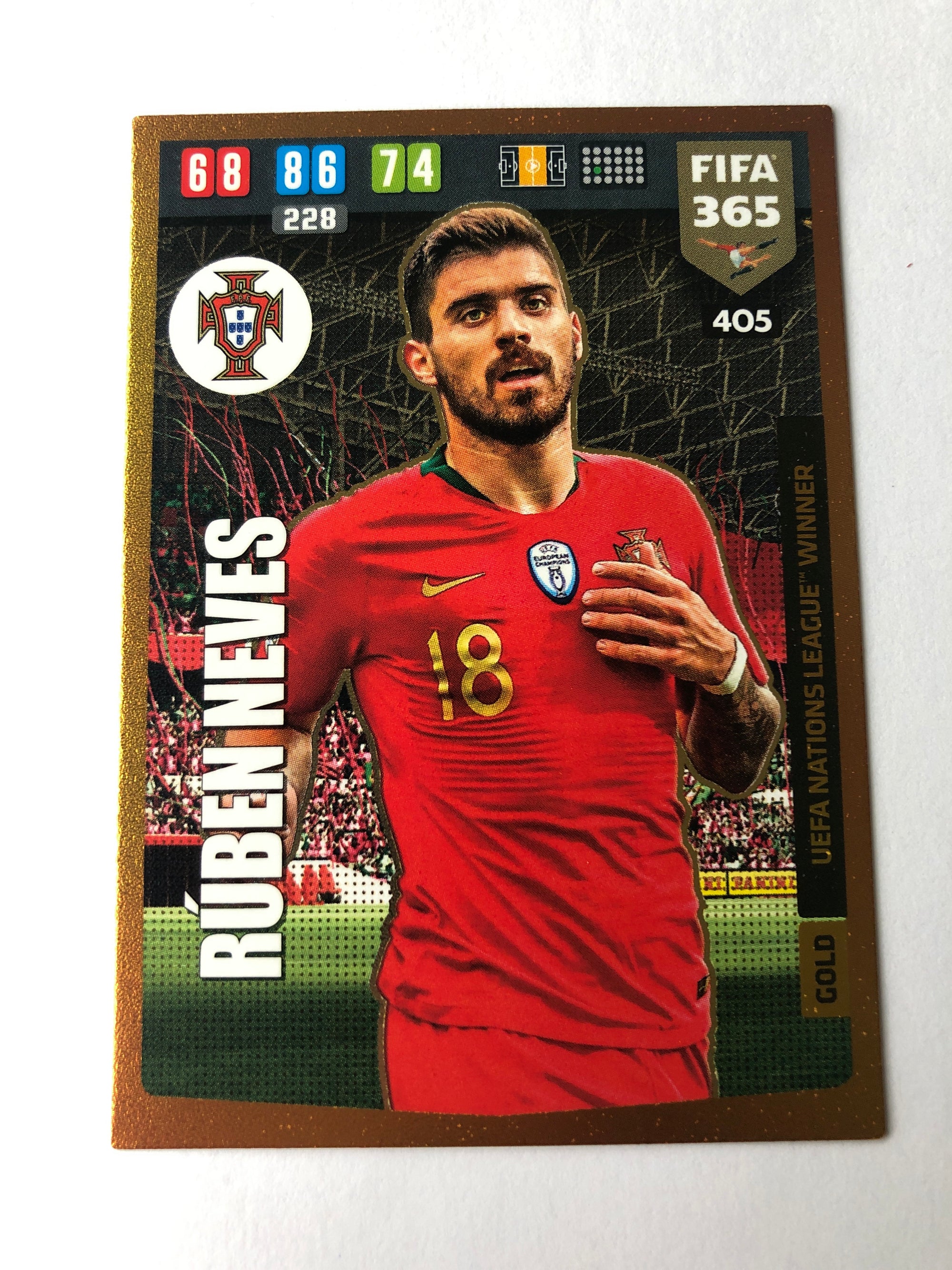 405. RUBEN NEVES - PORTUGAL - GOLD UEFA NATIONS LEAGUE WINNER