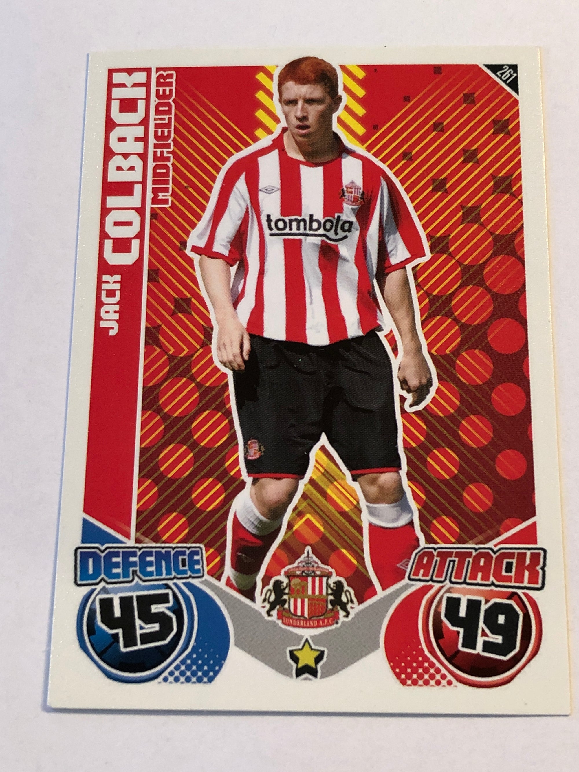 261. JACK COLBACK - SUNDERLAND