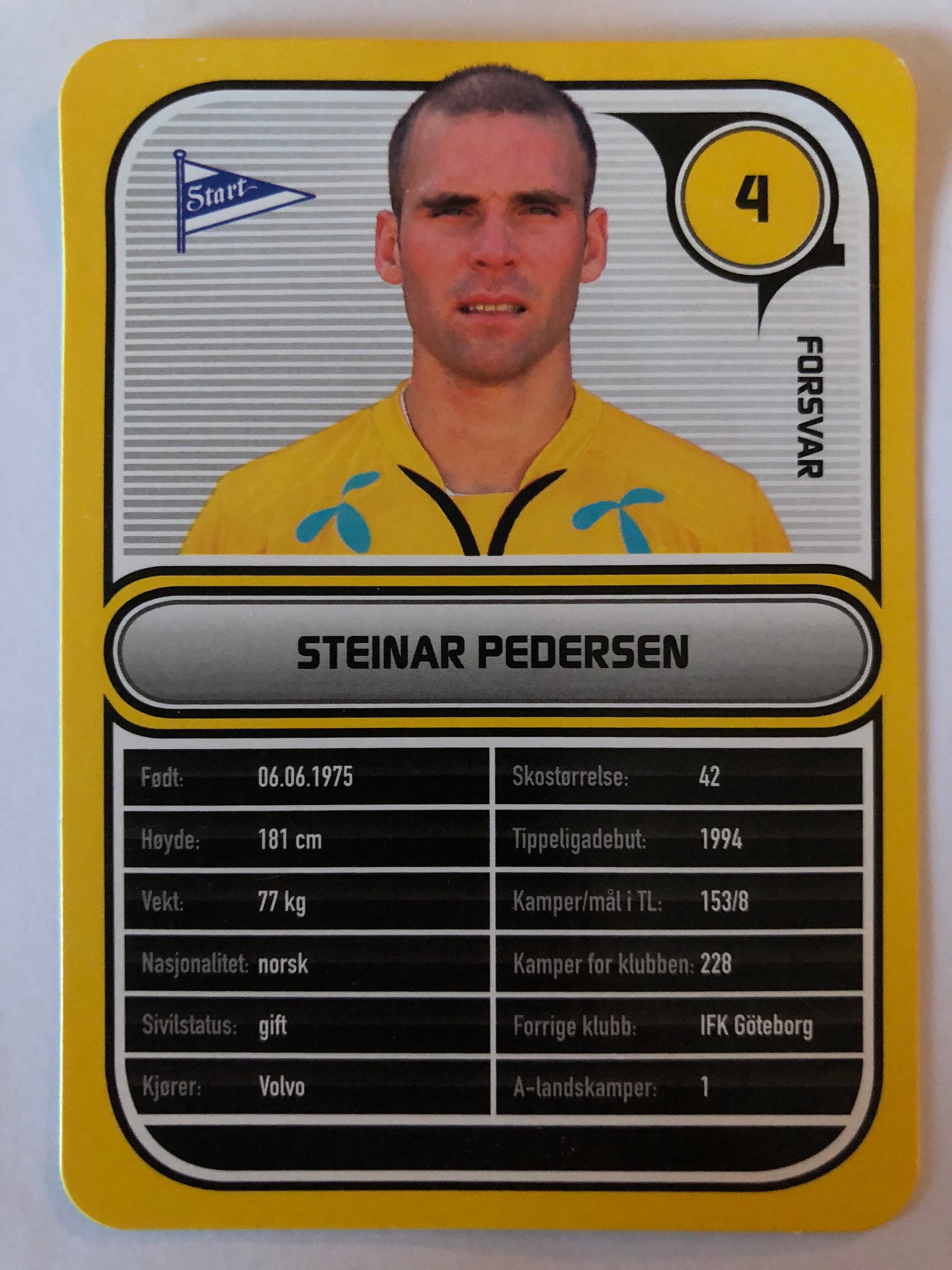 START 004. STEINAR PEDERSEN