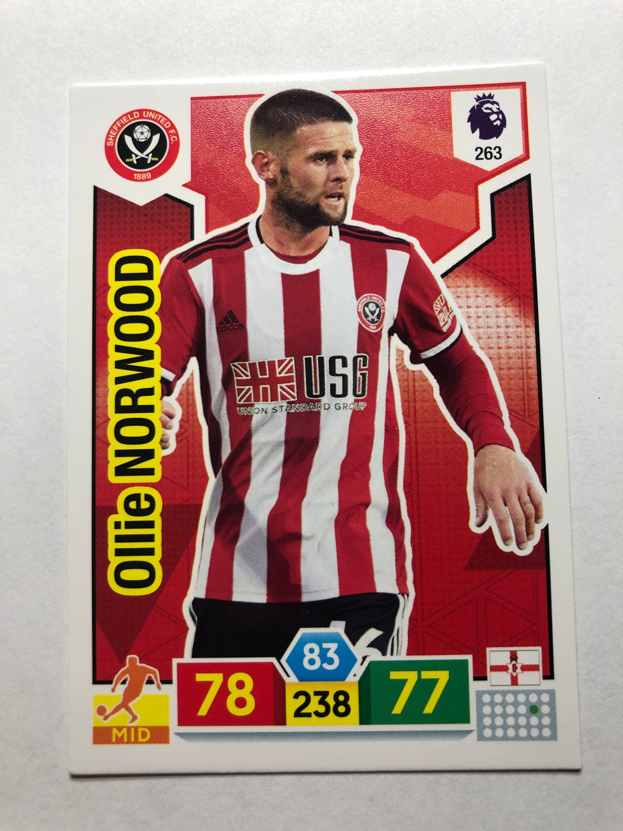 263. OLLIE NORWOOD - SHEFFIELD UNITED