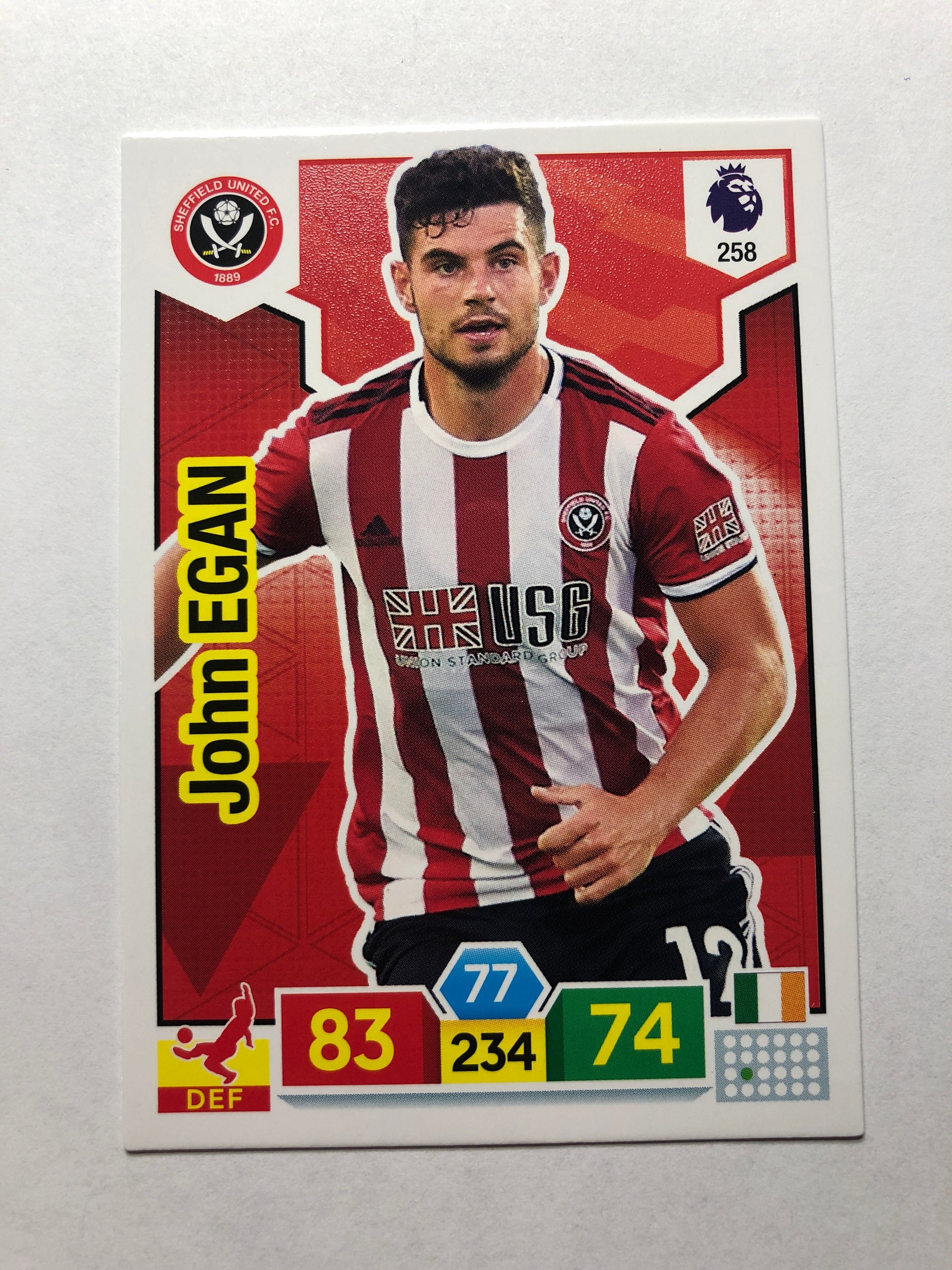 258. JOHN EGAN - SHEFFIELD UNITED