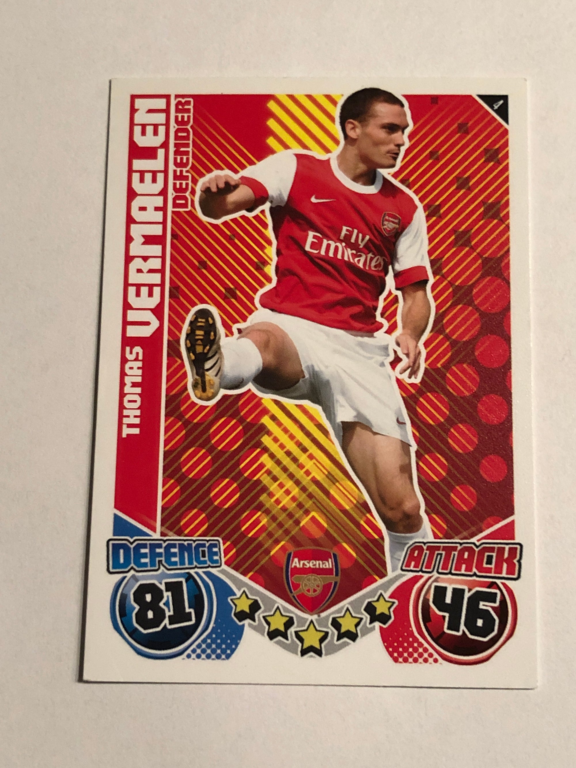004. THOMAS VERMAELEN - ARSENAL