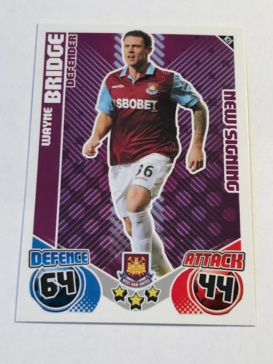 N26. WAYNE BRIDGE - WEST HAM UNITED - NEW SIGNING