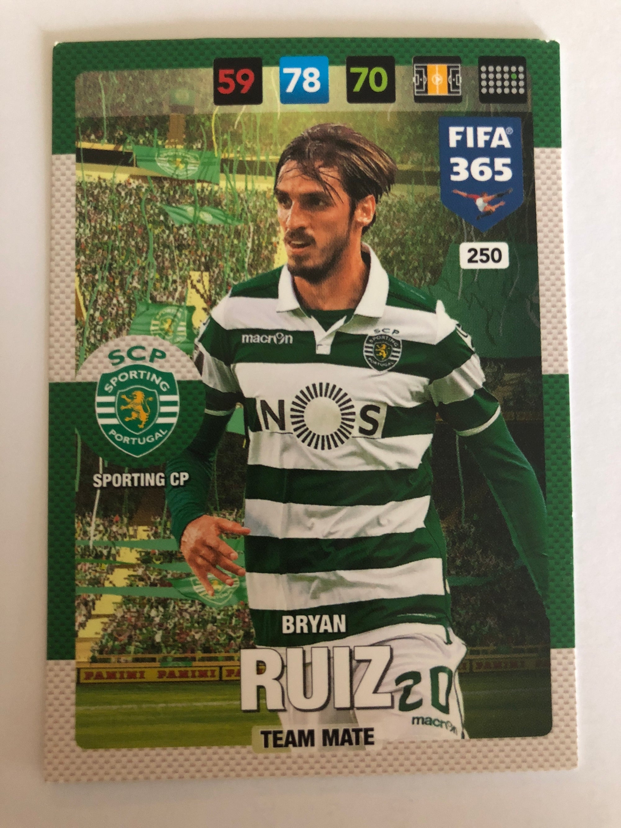 250. BRYAN RUIZ - SPORTING CP - TEAM MATE
