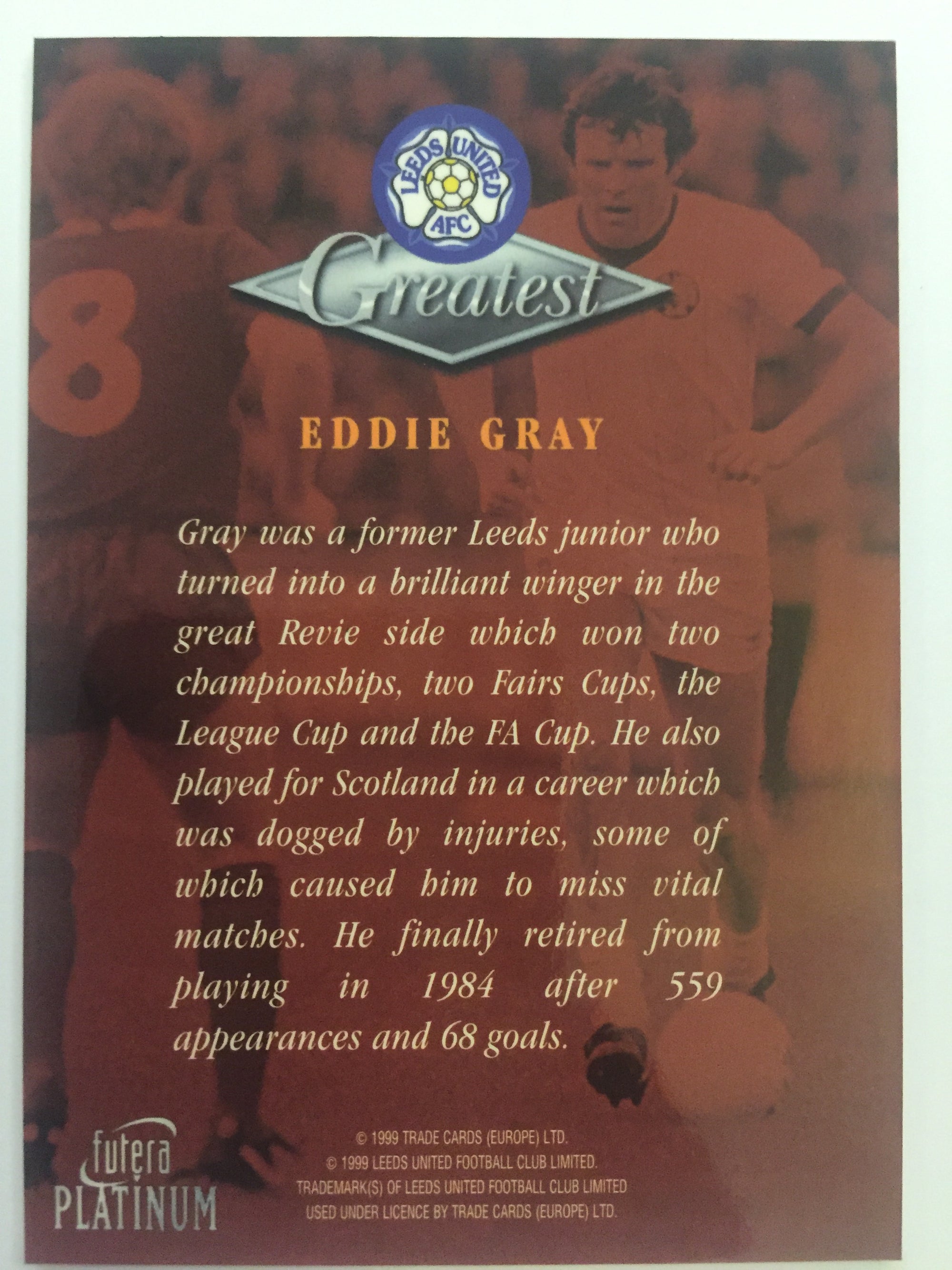 EDDIE GRAY - LEEDS UNITED