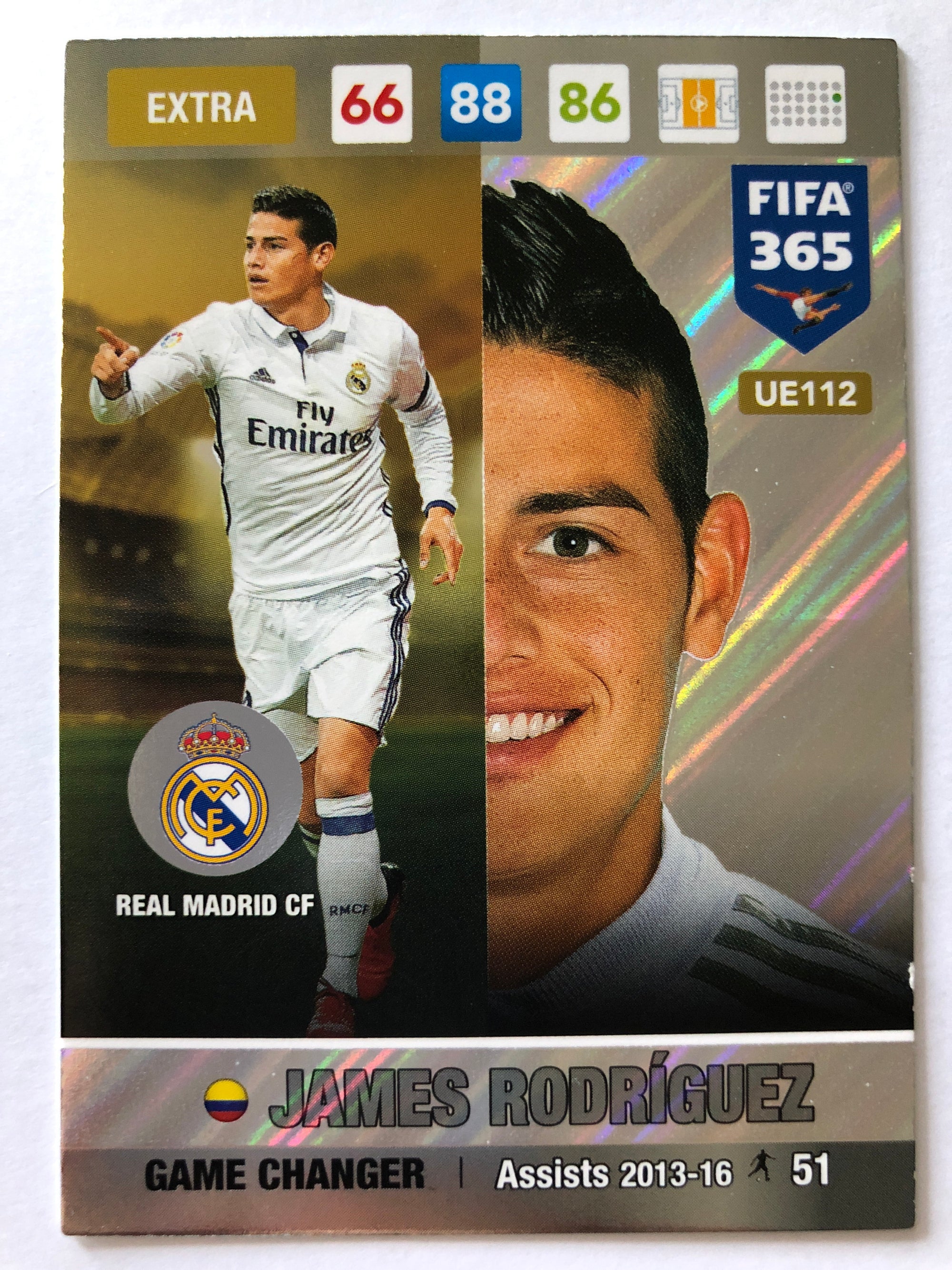 UE112 - JAMES RODRIGUEZ - REAL MADRID CF - EXTRA - GAME CHANGER