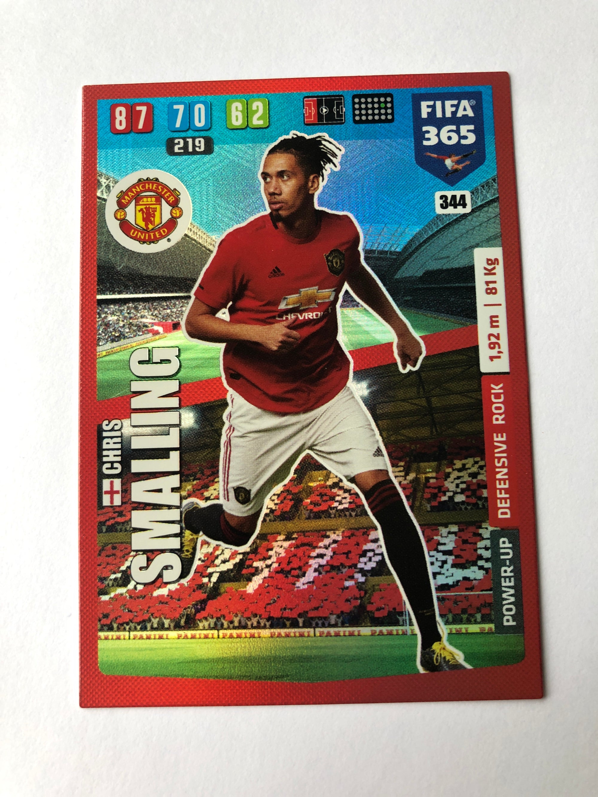 344. CHRIS SMALLING - MANCHESTER UNITED - POWER-UP DEFENSIVE ROCK