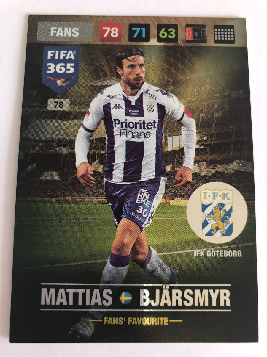 078. MATTIAS BJÄRSMYR - IFK GÖTEBORG - FANS - FANS’ FAVOURITE