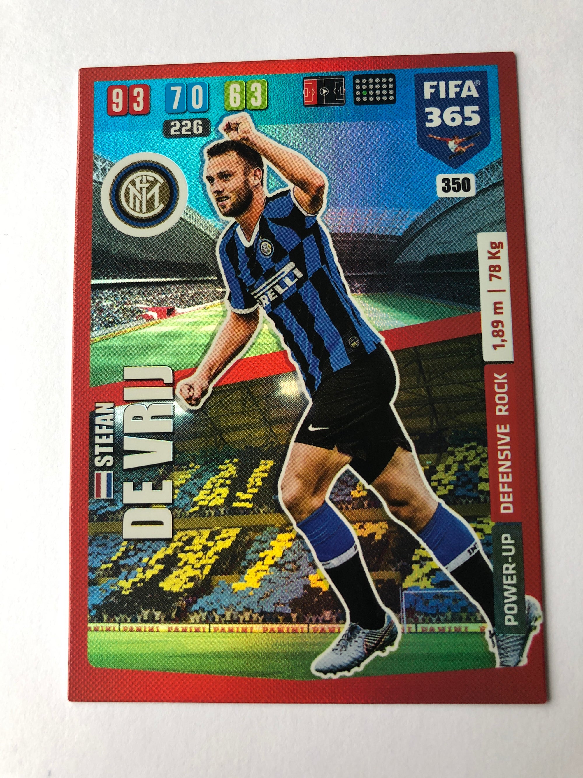 350. STEFAN DE VRIJ - INTER - POWER-UP DEFENSIVE ROCK