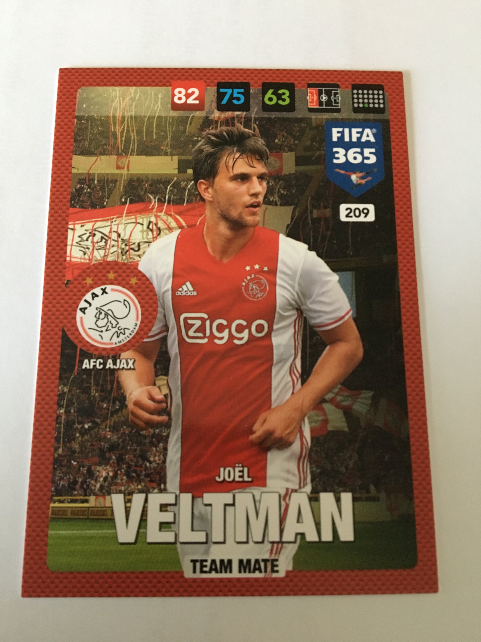 209. JOËL VELTMAN - AFC AJAX - TEAM MATE